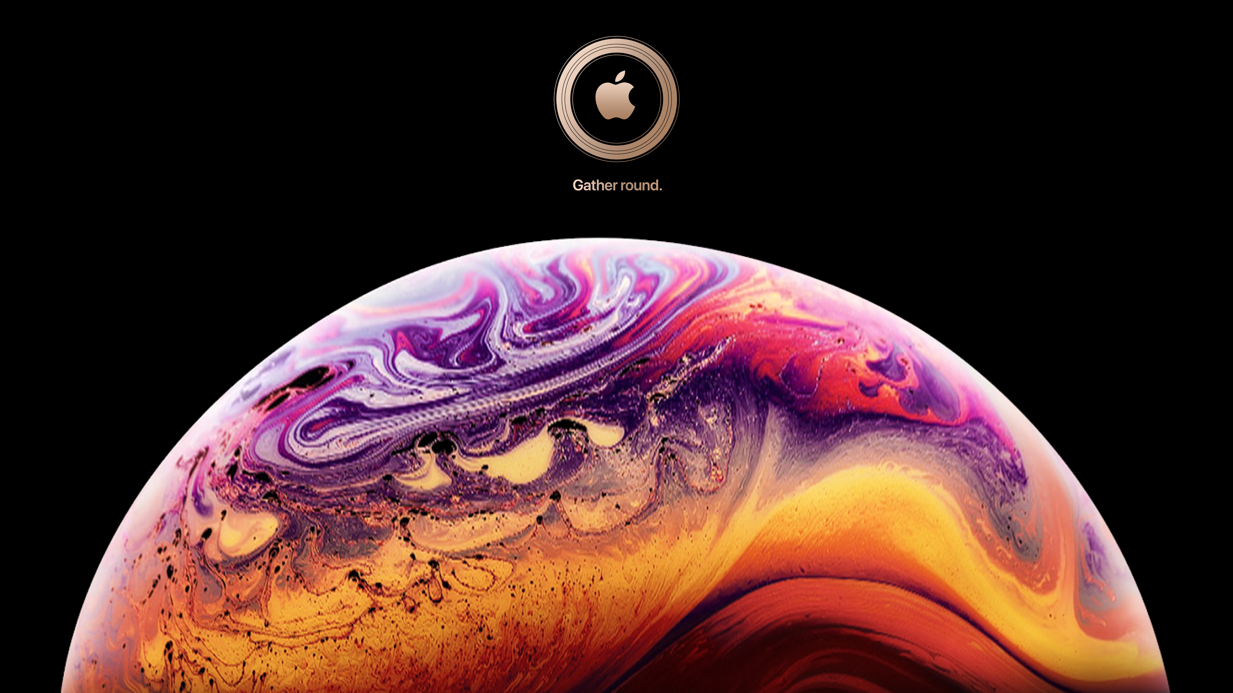 iOS 12 Wallpaper 4K, iPhone XS, Stock, Technology, #1568