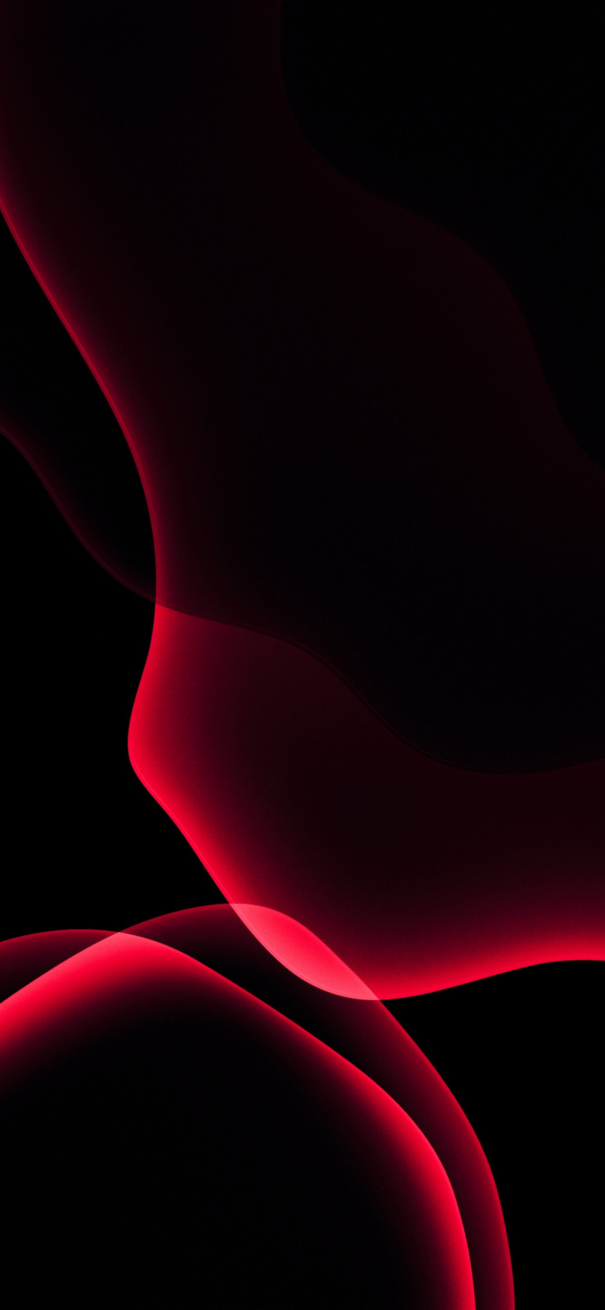 iOS 13 Wallpaper 4K, Red, Stock, iPadOS