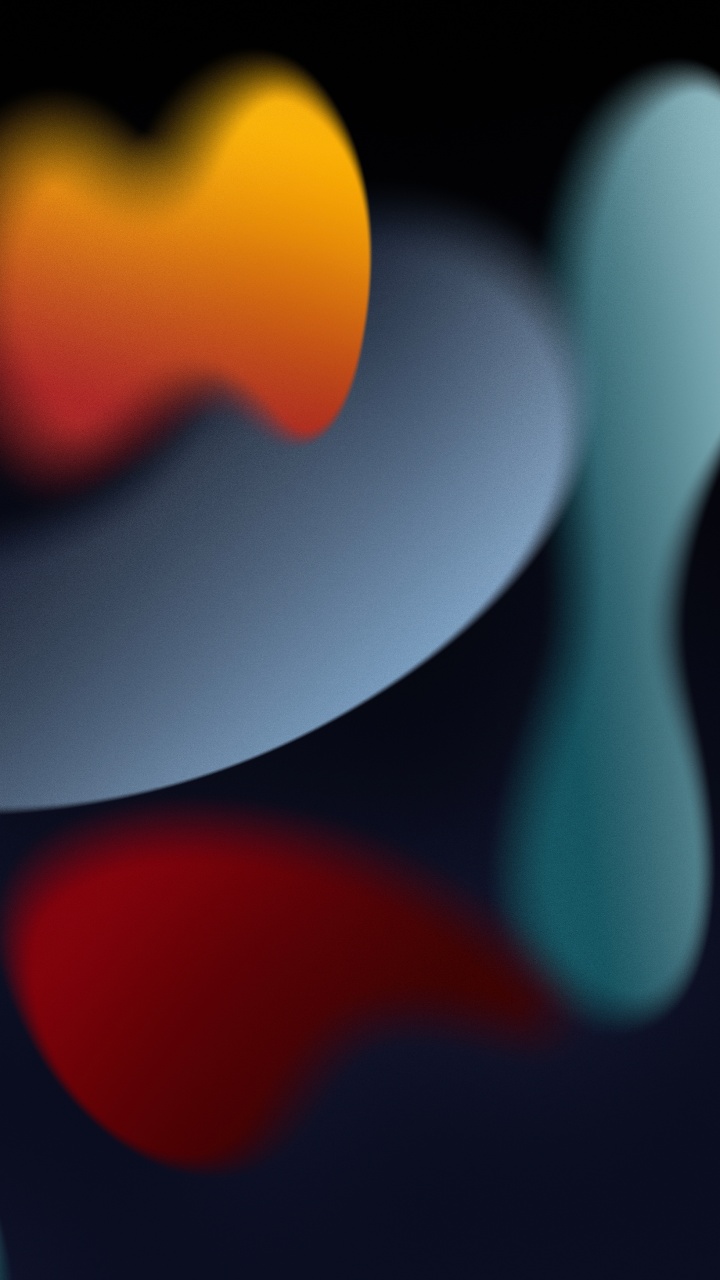 iOS 15 4K Wallpaper, Stock, Dark Mode, iPadOS 15, WWDC 21, HDR, Abstract, #5586