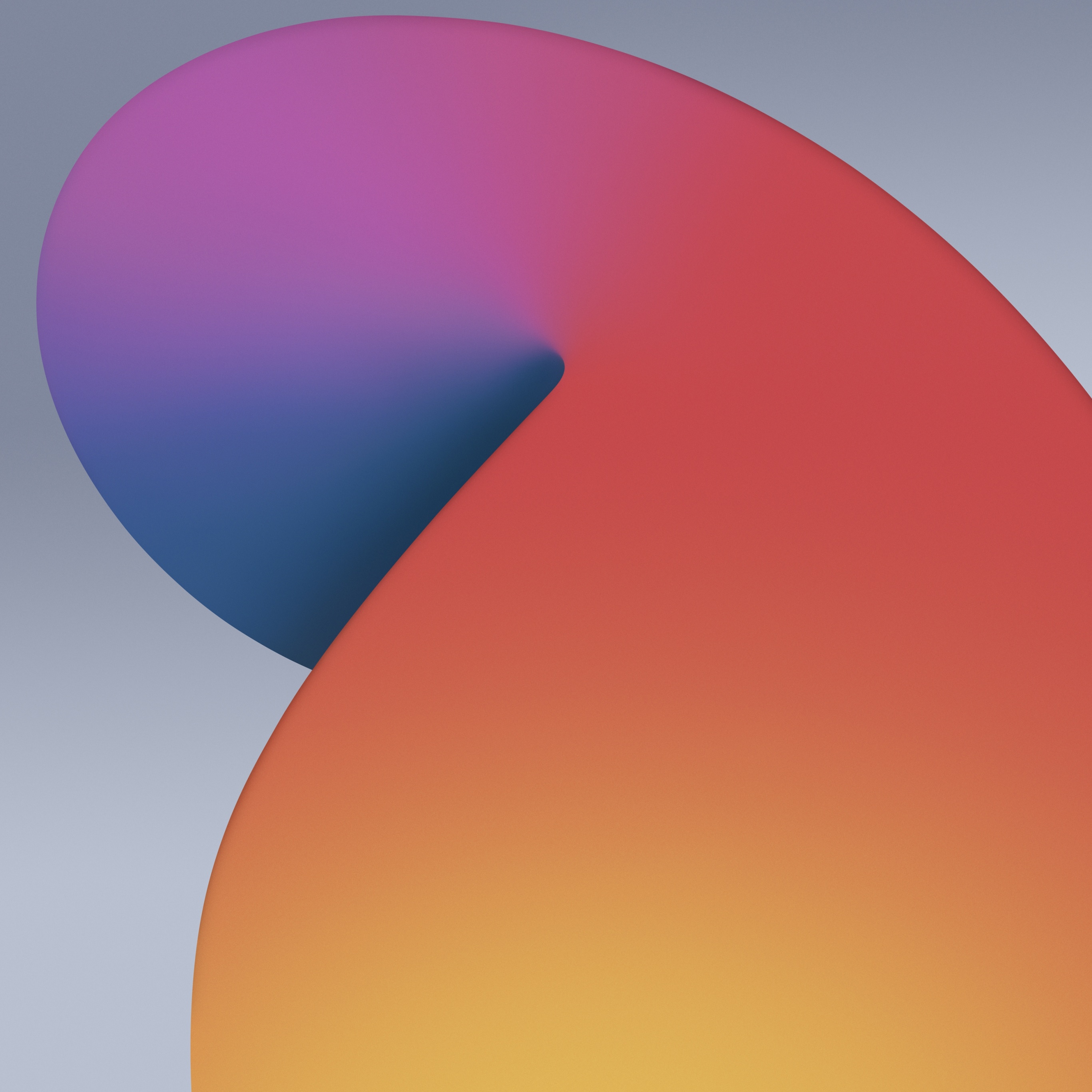 iPadOS Wallpaper 4K, Colorful, Light Mode