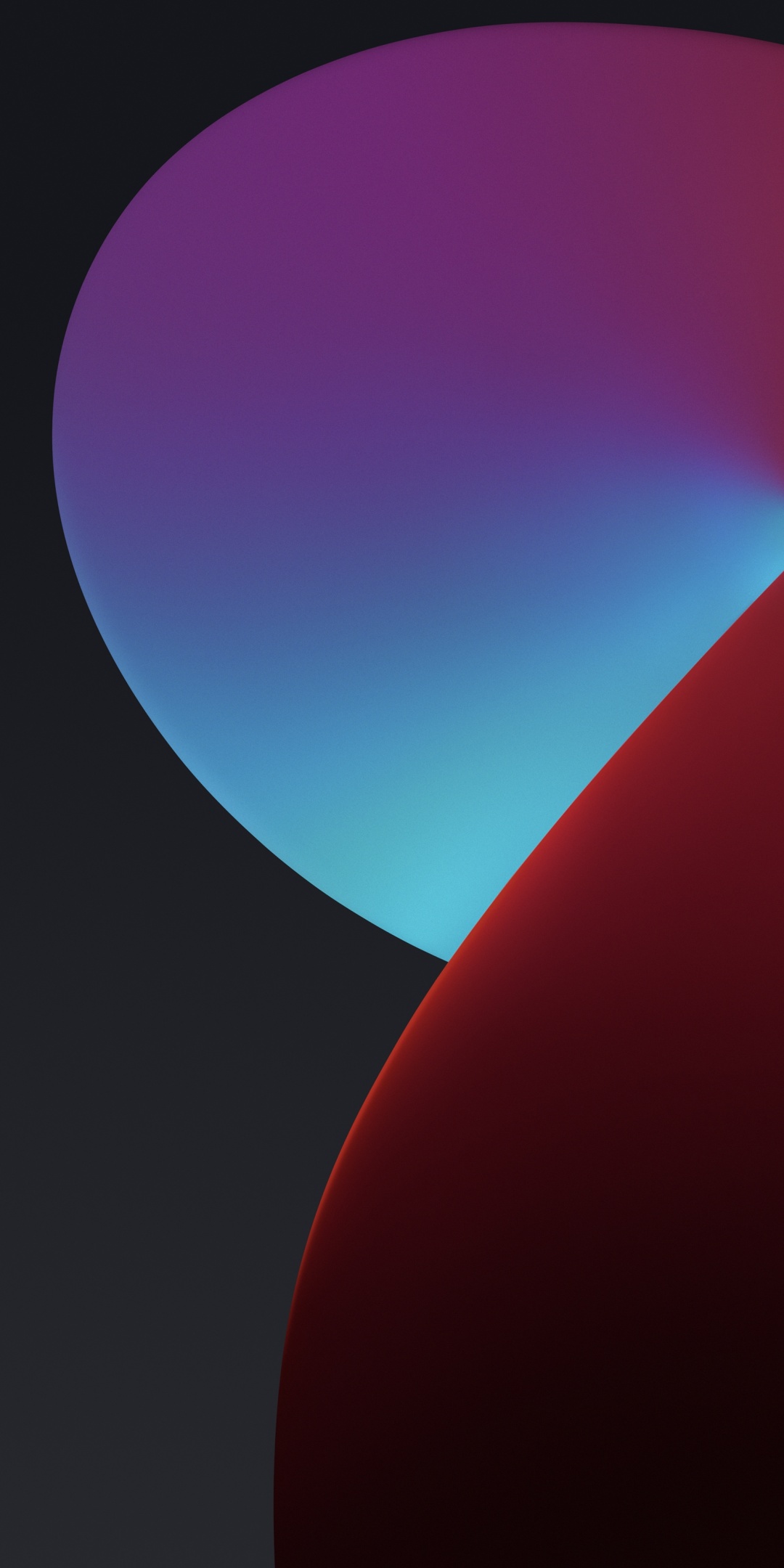 iPadOS Wallpaper 4K, Red, Dark abstract