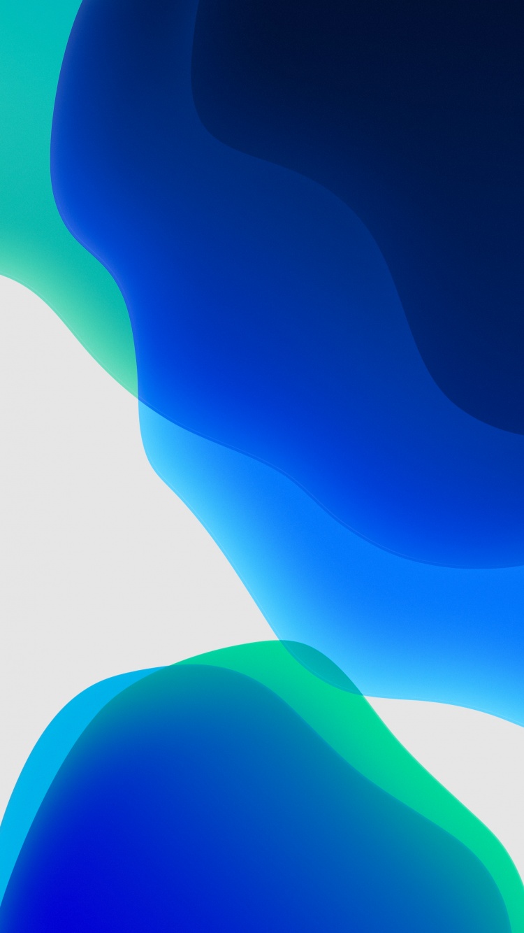 iPadOS Wallpaper 4K, Blue, Stock, White background