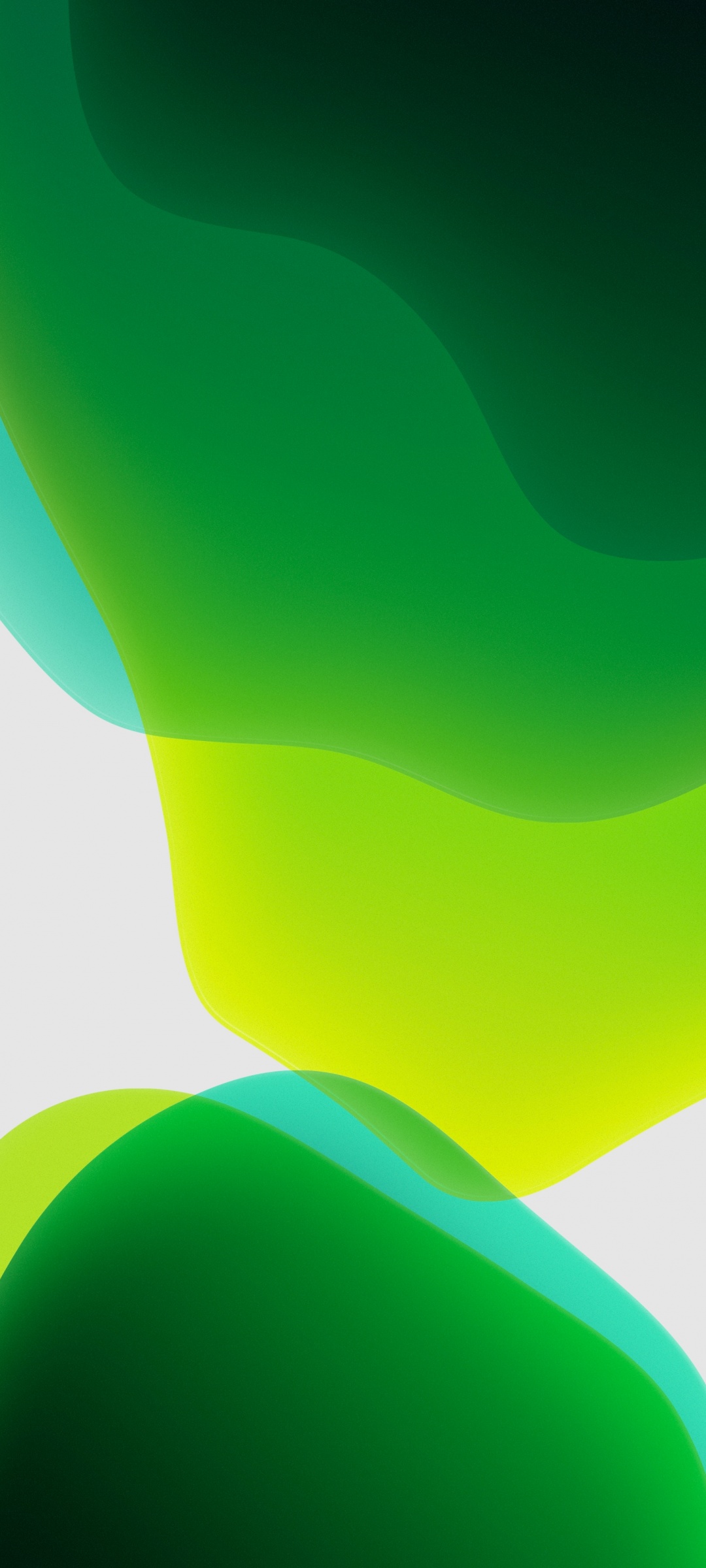iPadOS Wallpaper 4K, Stock, Green, White background, iPad, iOS 13, HD
