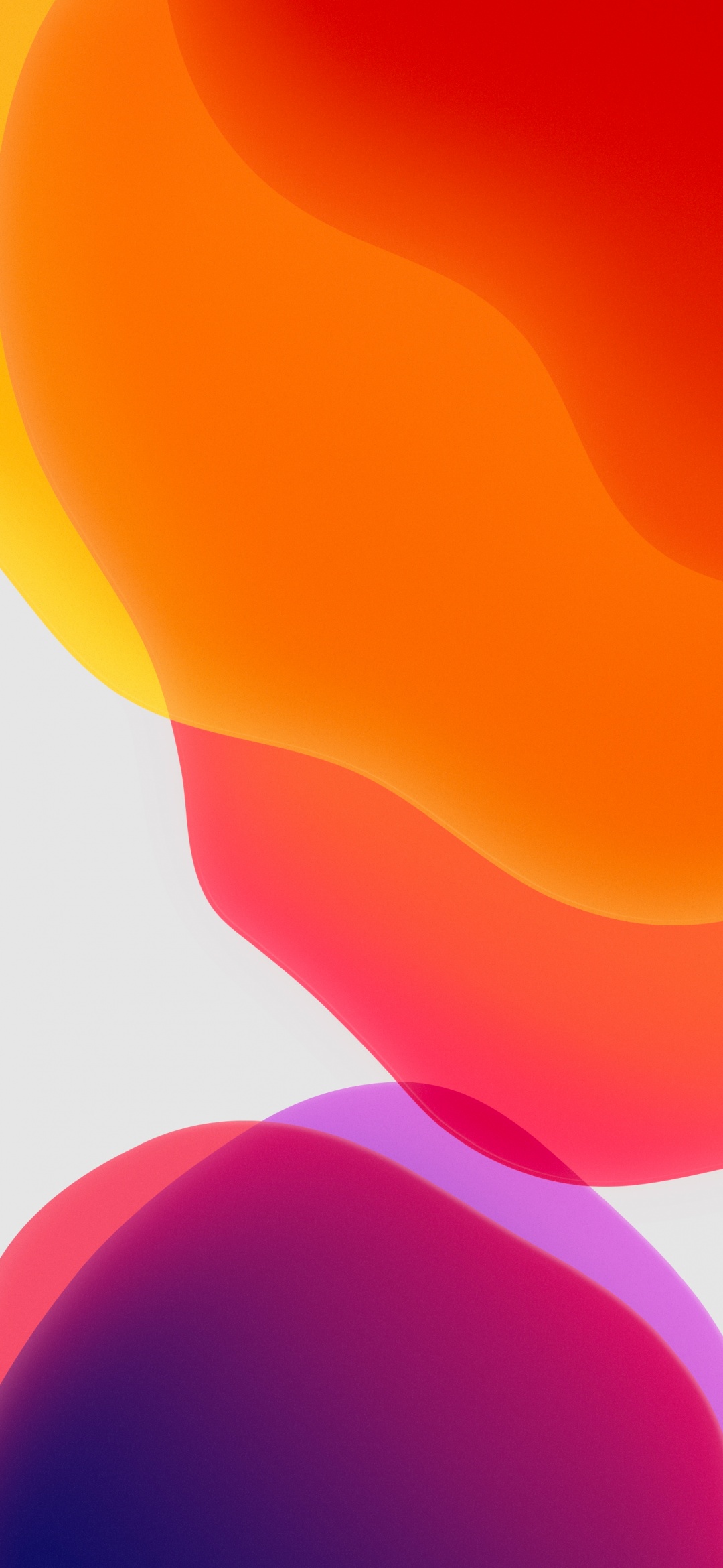 iPadOS Wallpaper 4K, Stock, Orange, White background, iPad, iOS 13