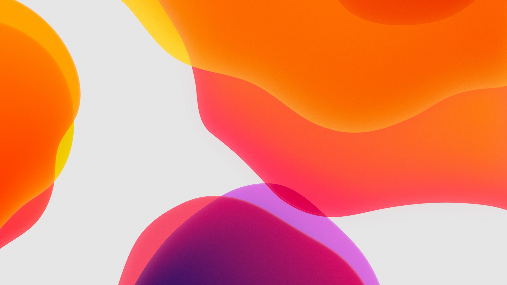 iPadOS Wallpaper 4K, Stock, Orange, White background