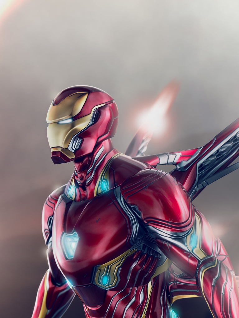 Iron Man 4K Wallpaper, Avengers: Endgame, Marvel Superheroes, Marvel Comics, Graphics