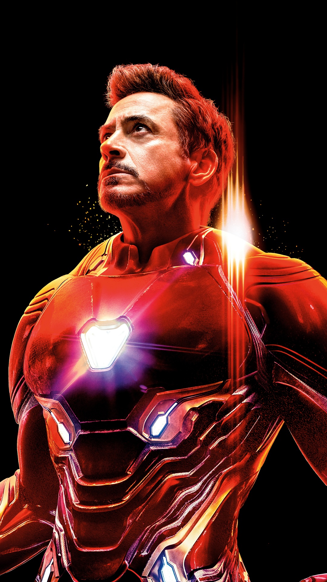 Iron Man 4K Wallpaper, Avengers: Infinity War, Black background, 5K, 8K