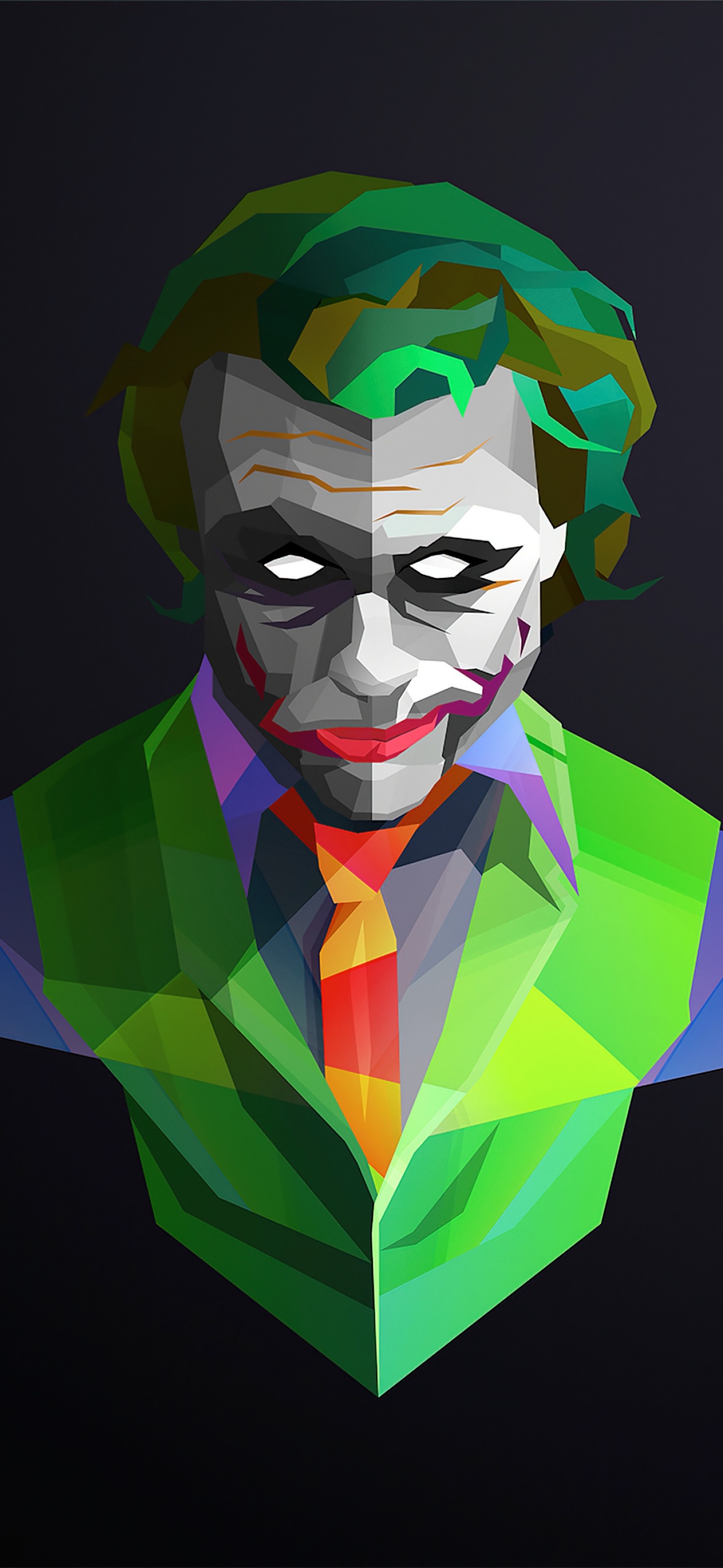 Joker, black background 1125x2436 iPhone 11 Pro/XS/X wallpaper, background,  picture, image