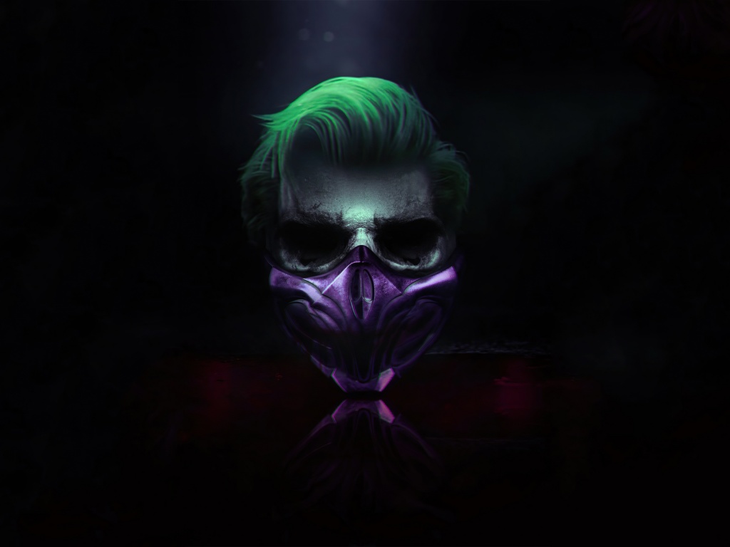 Joker 4k Wallpaper Mask Cyberpunk Dark Background Graphics Cgi 14