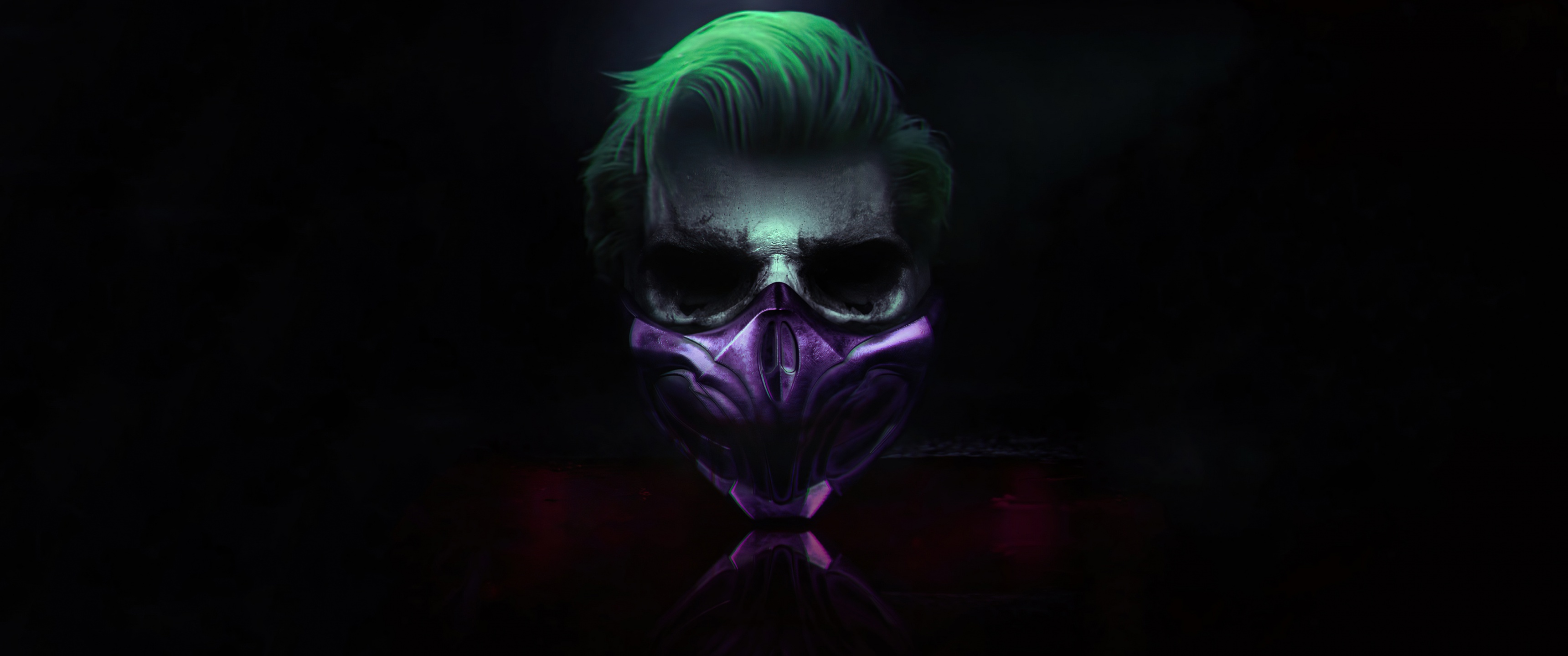 Joker Wallpaper 4k Mask Cyberpunk Dark Background Graphics Cgi 1483