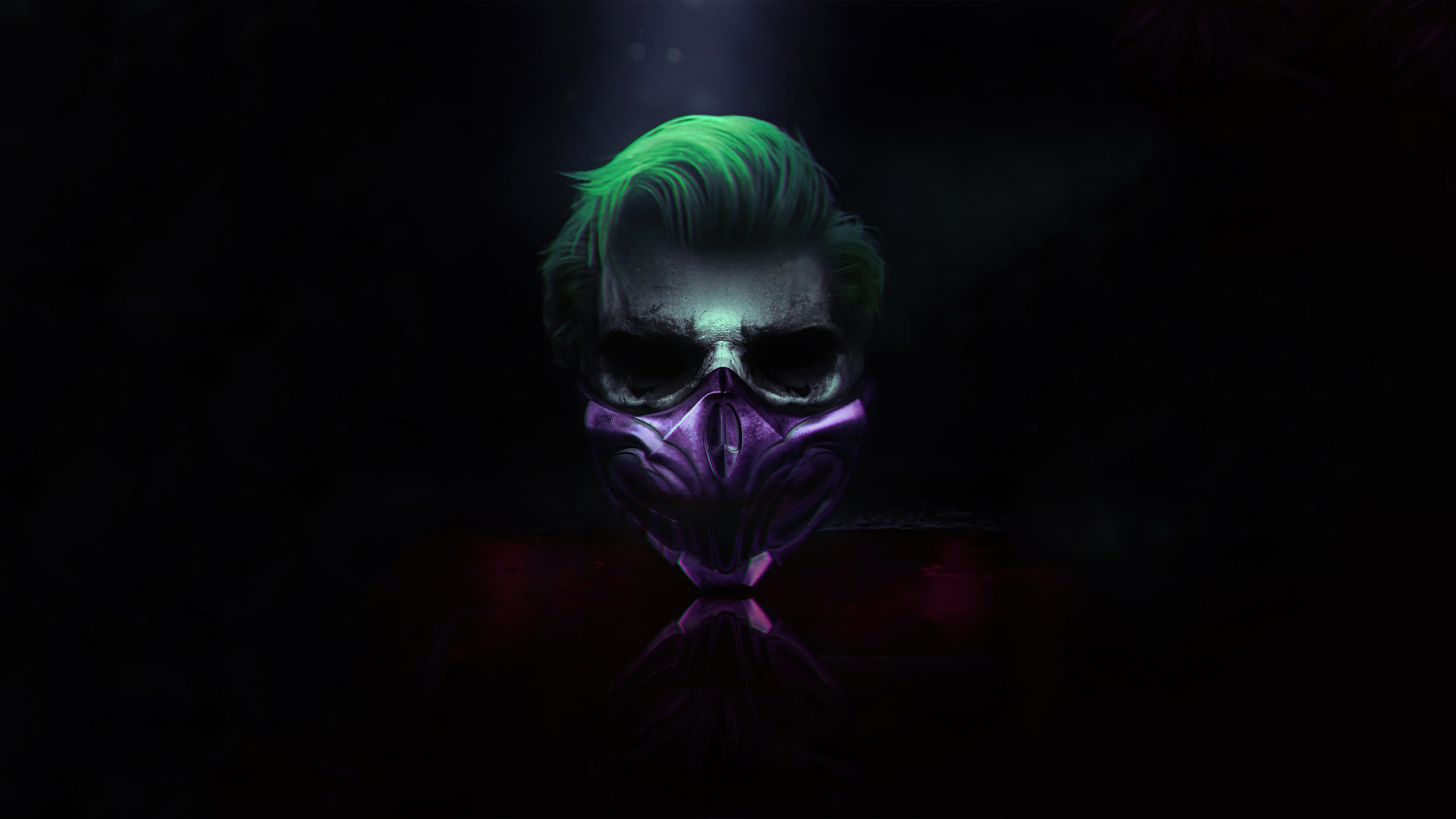 Joker Wallpaper 4K, Mask, Cyberpunk, Graphics CGI, #1483