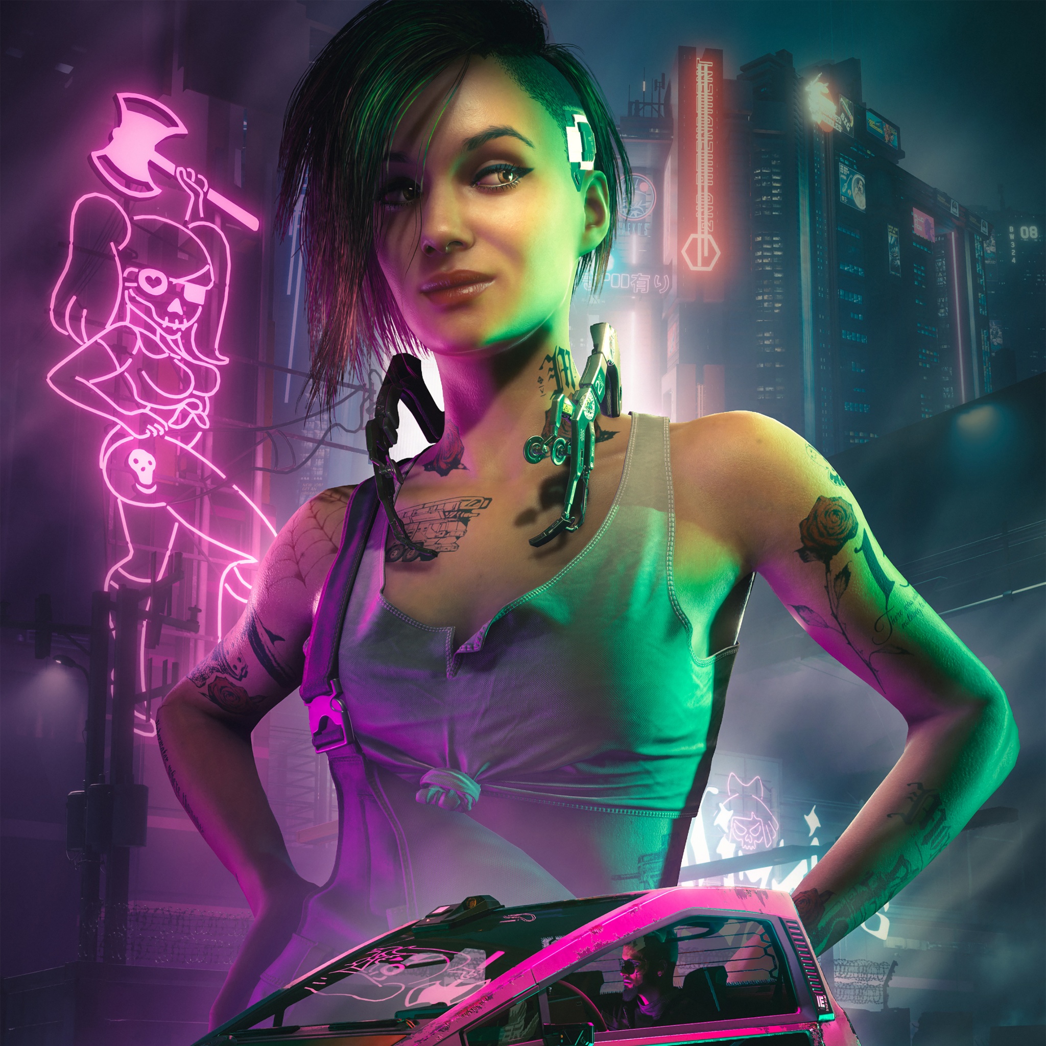 Judy Alvarez Wallpaper 4K, Cyberpunk 2077, Cyberpunk girl, 2021 Games