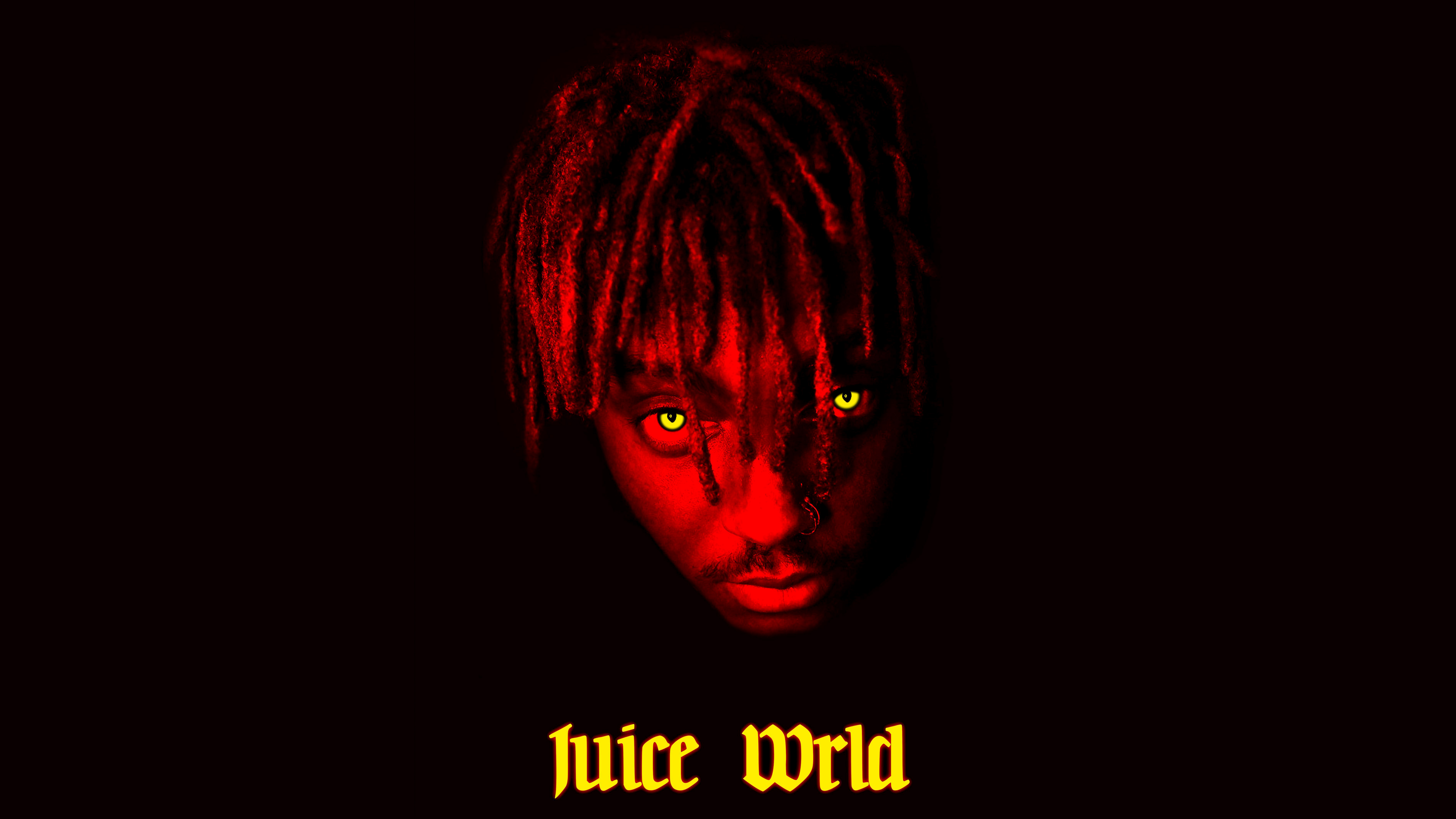 Download Fiery Red Juice WRLD Logo Wallpaper