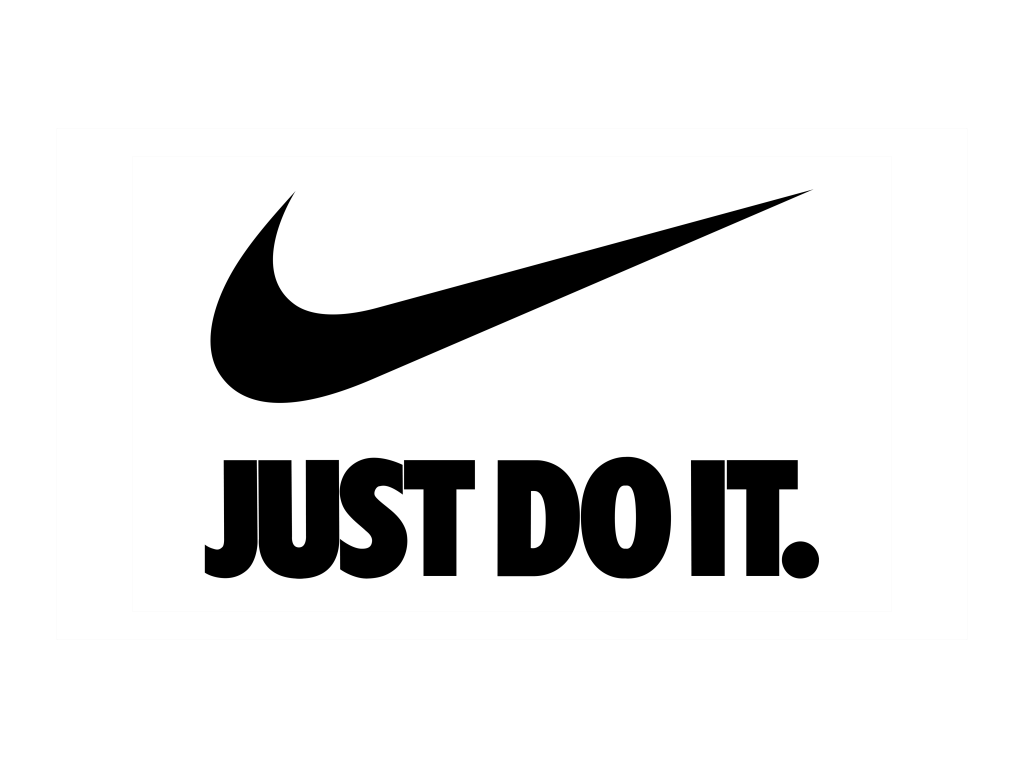 Just Do It Wallpaper 4K, 8K, Nike, White background