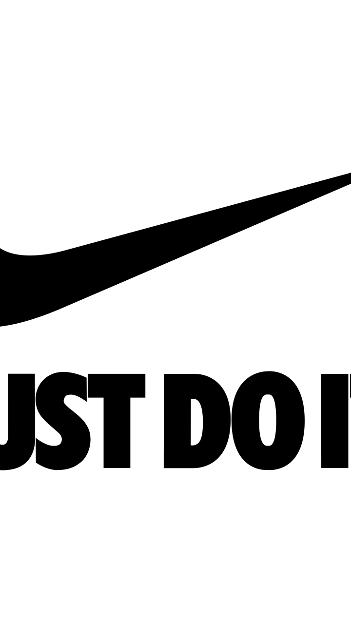 Just Do It Wallpaper 4K, 8K, Nike, White background