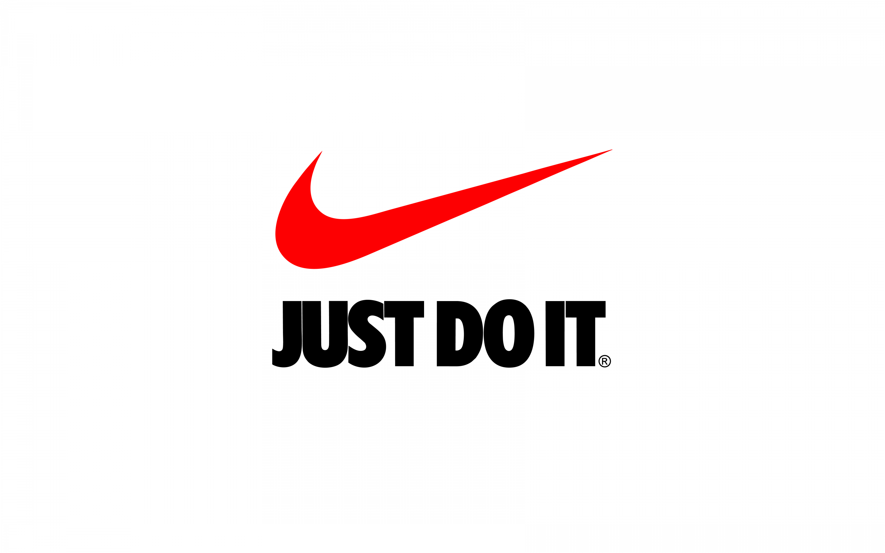 Just Do It Wallpaper 4K, Nike, 8K, White background