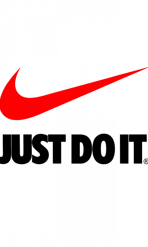 Just Do It Wallpaper 4K, Nike, 8K, White background