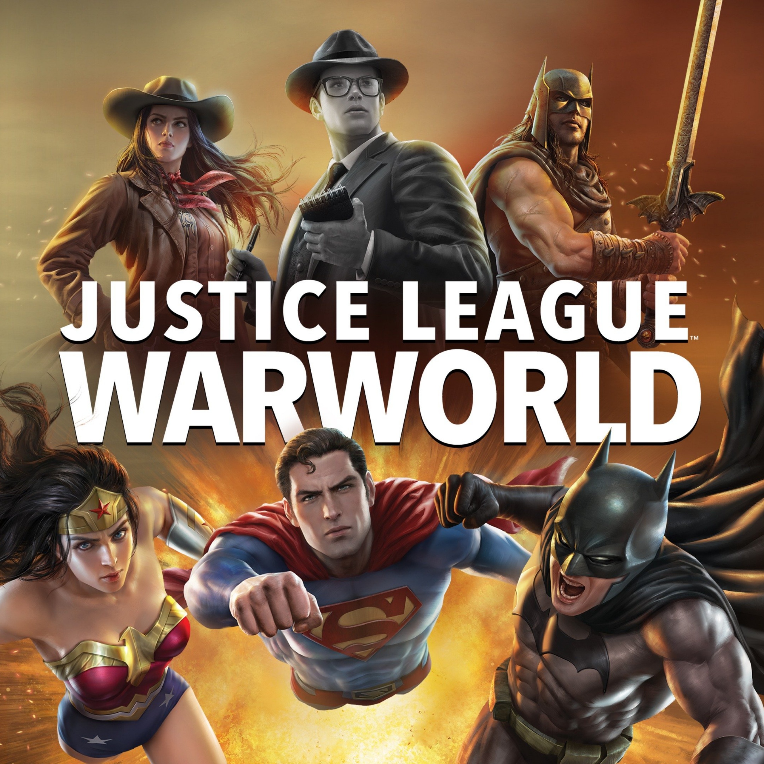 Justice League Warworld Wallpaper 4K, 2023 Movies