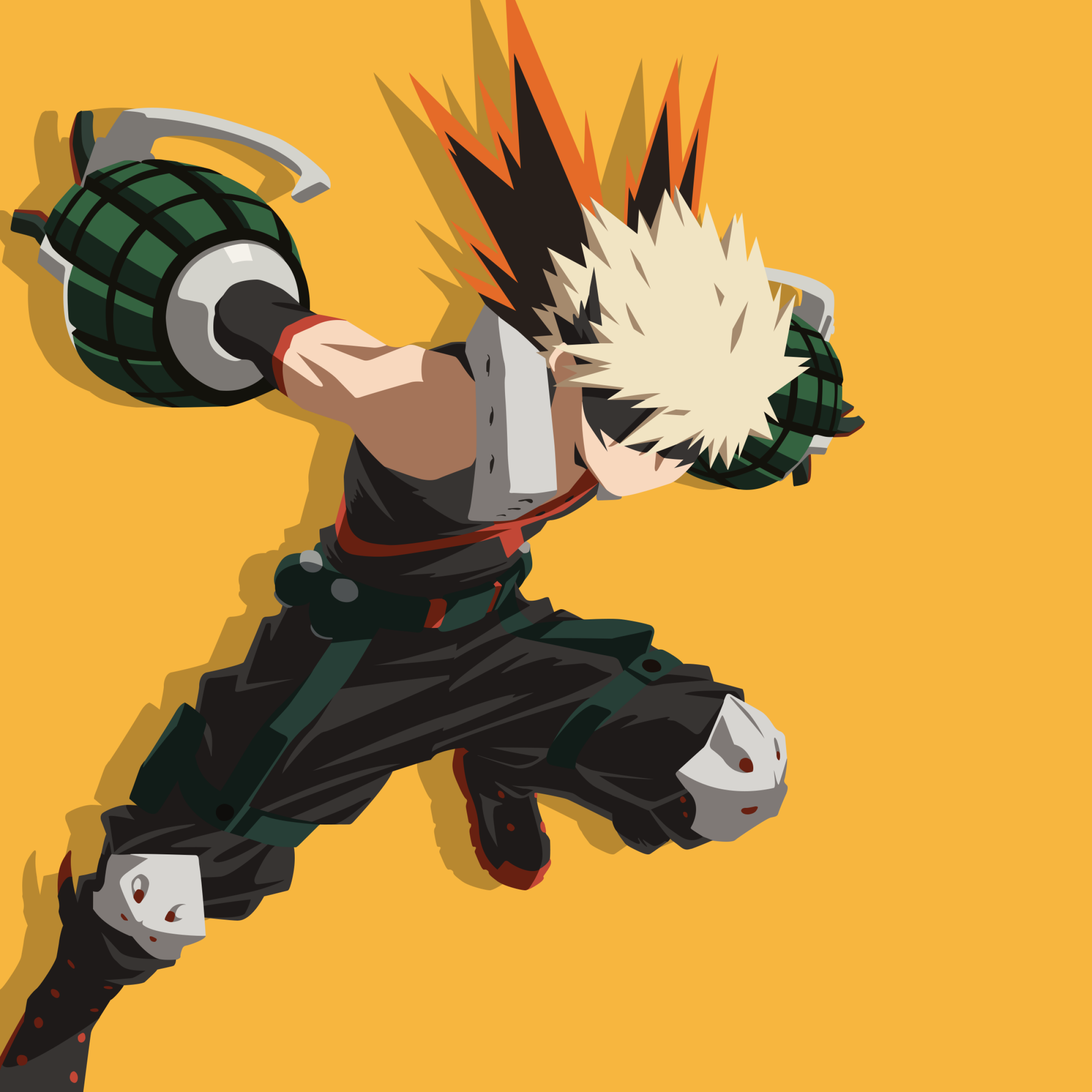 Katsuki Bakugo Wallpaper 4K, My Hero Academia