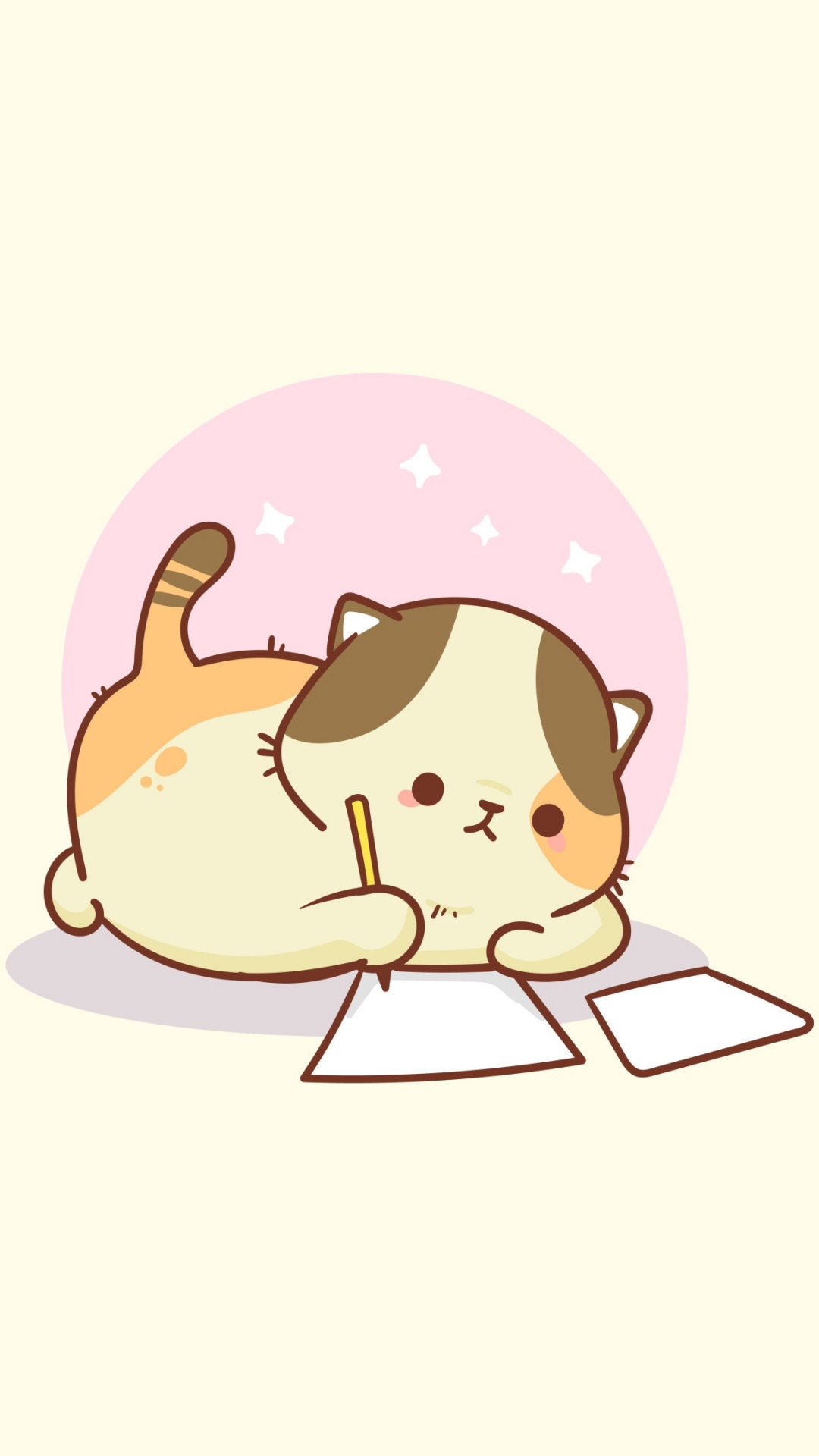 Kawaii cat Wallpaper 4K, Sad cat, Cute Cat, #10077
