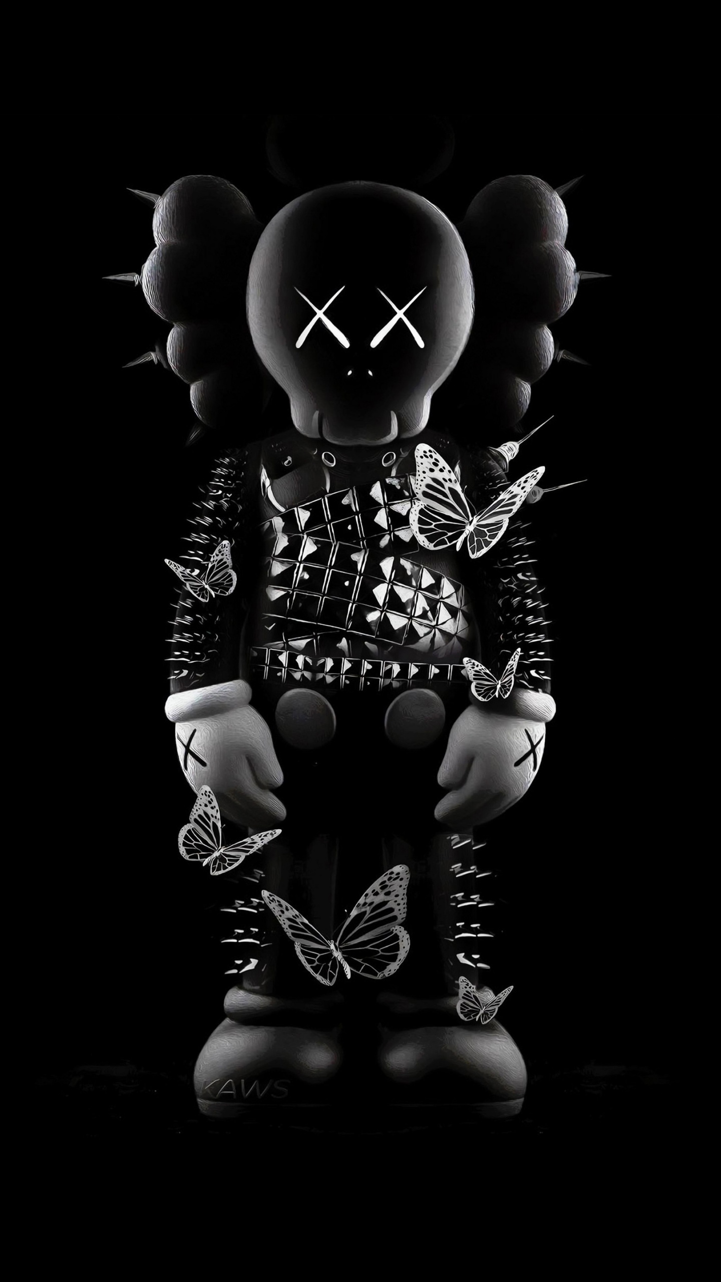 Made some KAWS Doll wallpapers for myself and I wanted to share my favorite  ones  rblender
