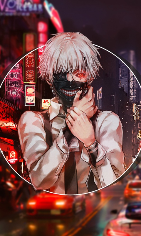 1280x2120 Ken Kaneki Tokyo Ghoul 5k iPhone 6+ HD 4k Wallpapers