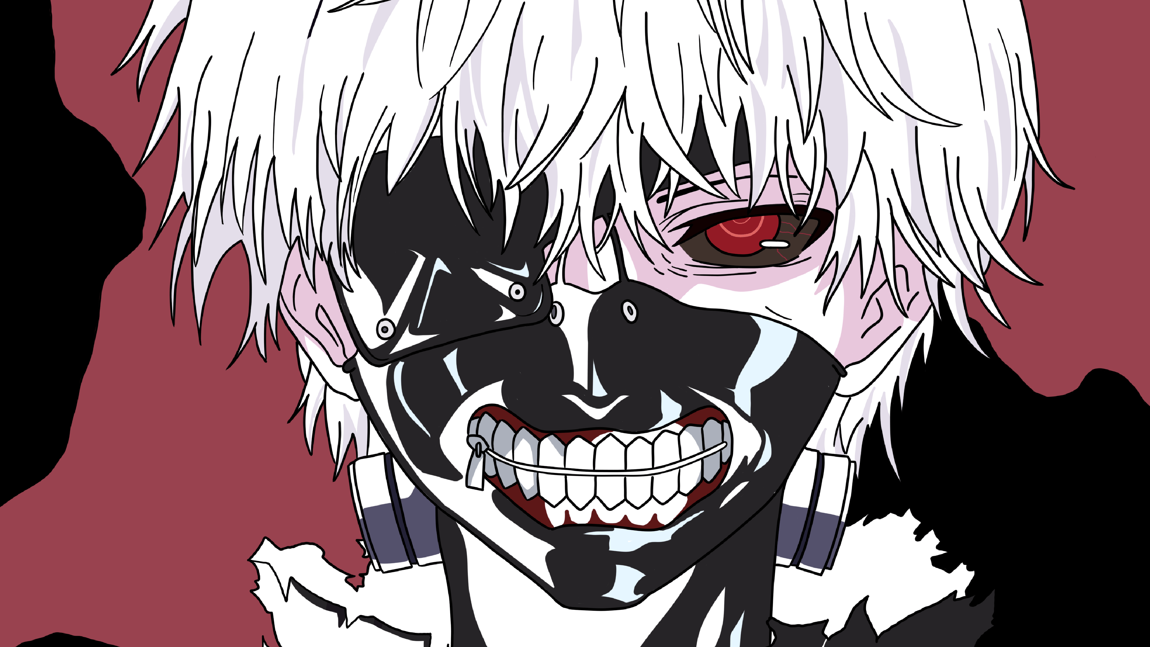 Tokyo Ghoul - Kaneki Ken Become Mad HD wallpaper download