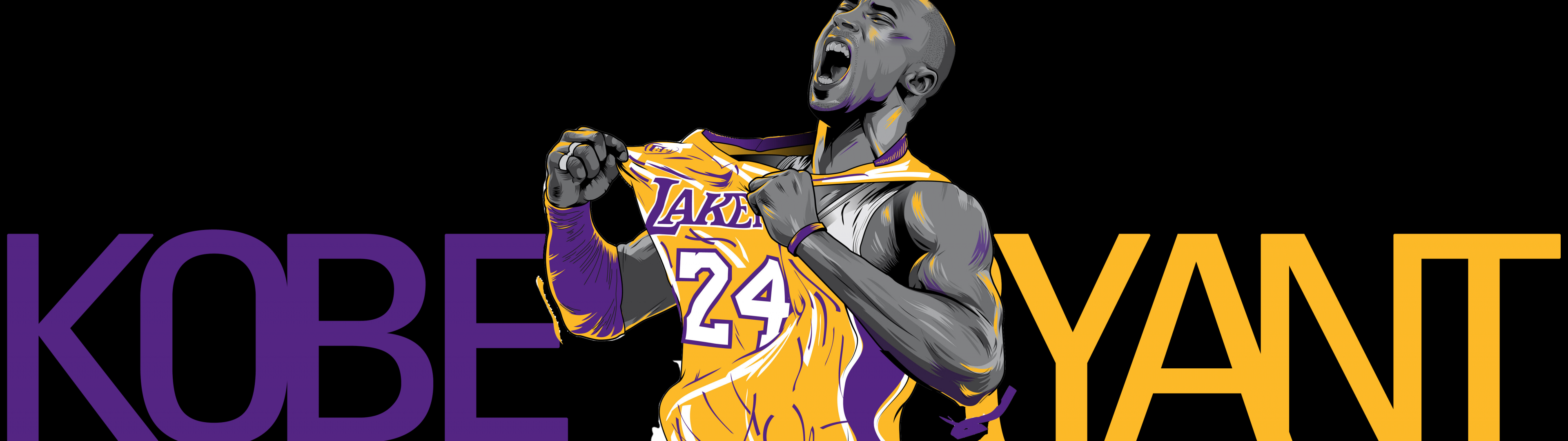 HD wallpaper: Kobe Bryant, NBA, Los Angeles Lakers, basketball