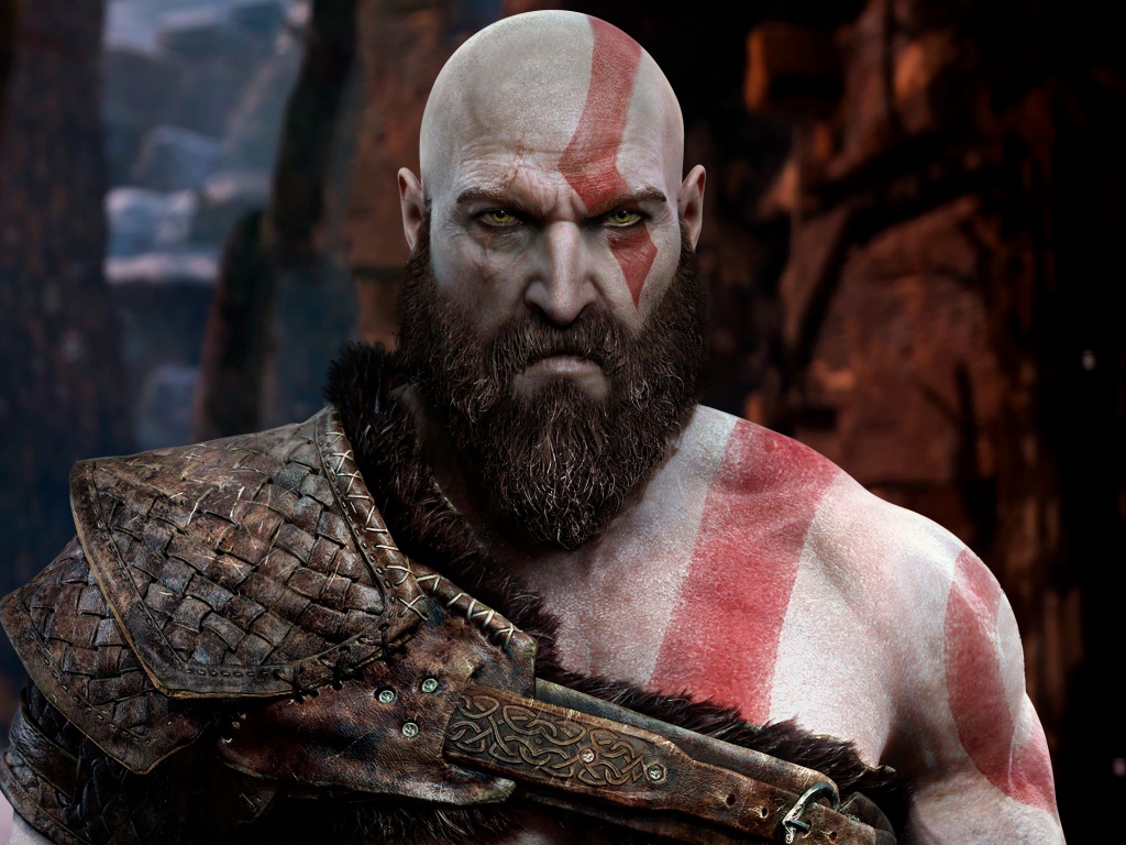 Kratos Wallpaper 4K, Video Game, God of War