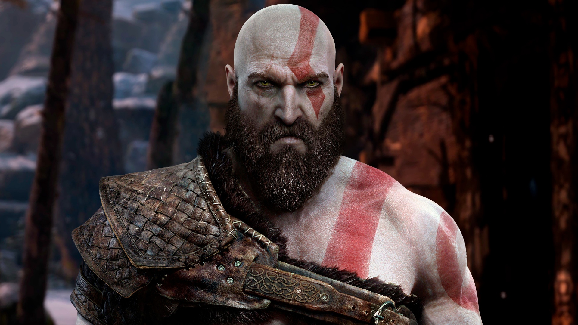 Kratos Wallpaper 4K, Video Game, God of War