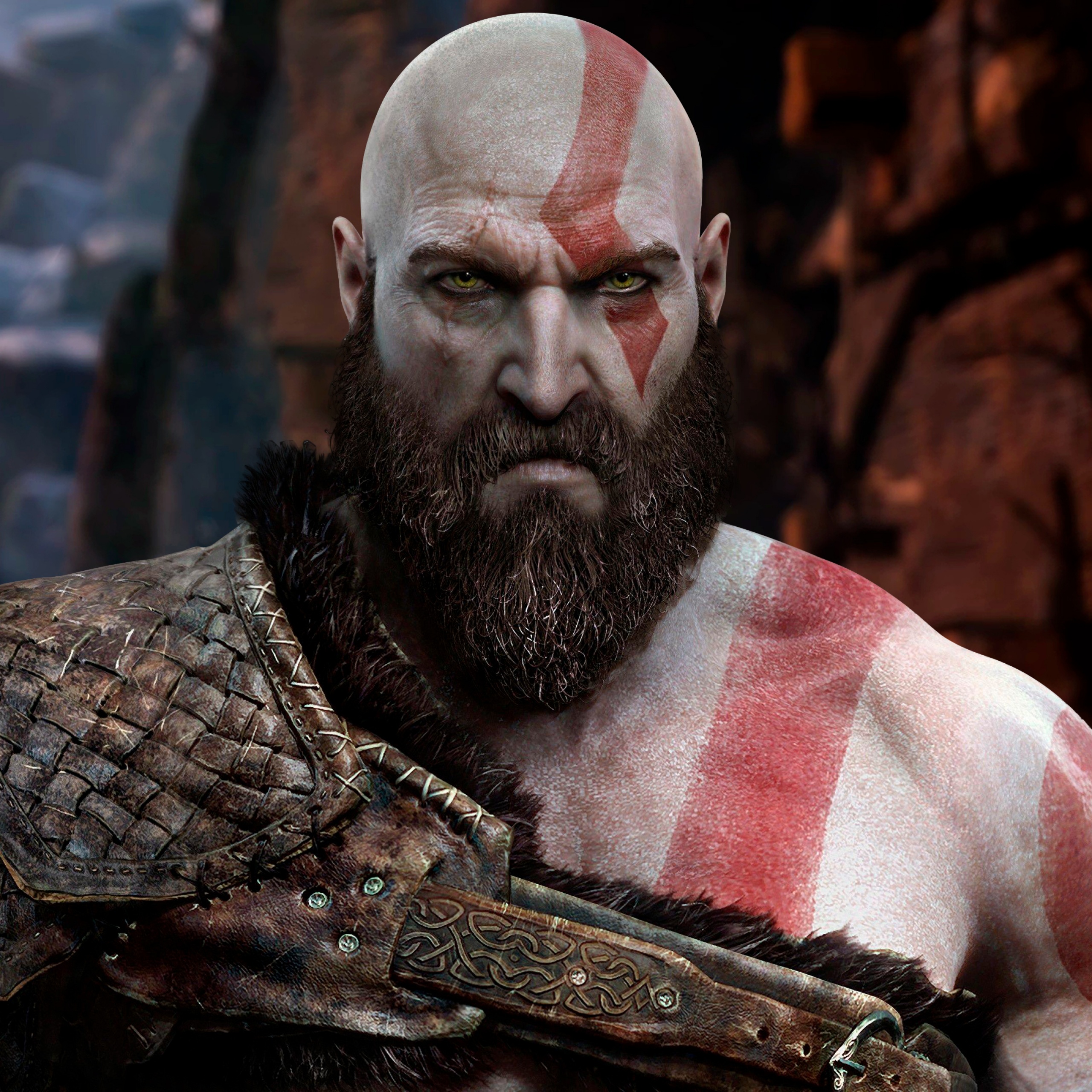 Kratos Wallpaper 4K, Video Game, God of War