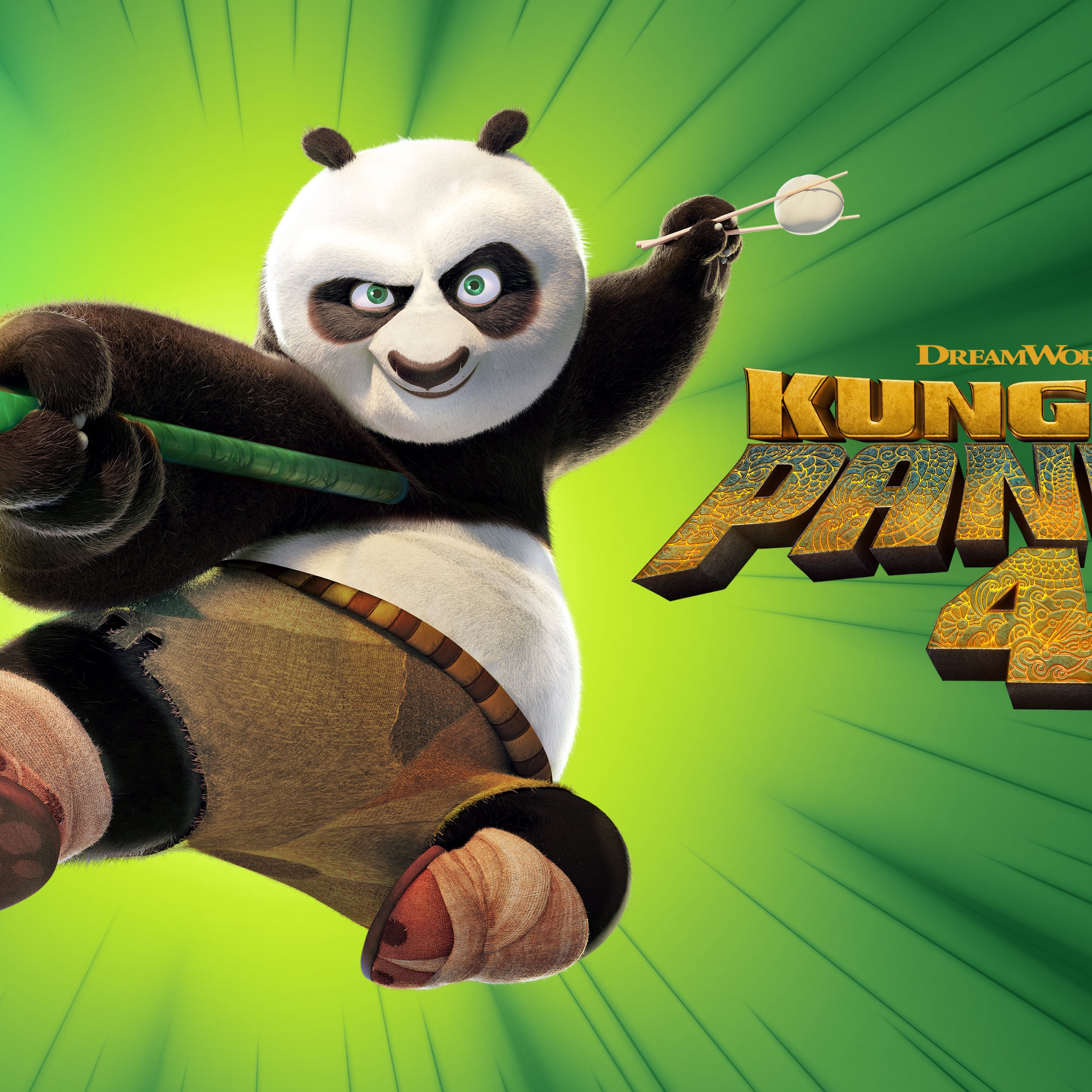 Kung Fu Panda 4 Wallpaper 4K, Official, Movie poster