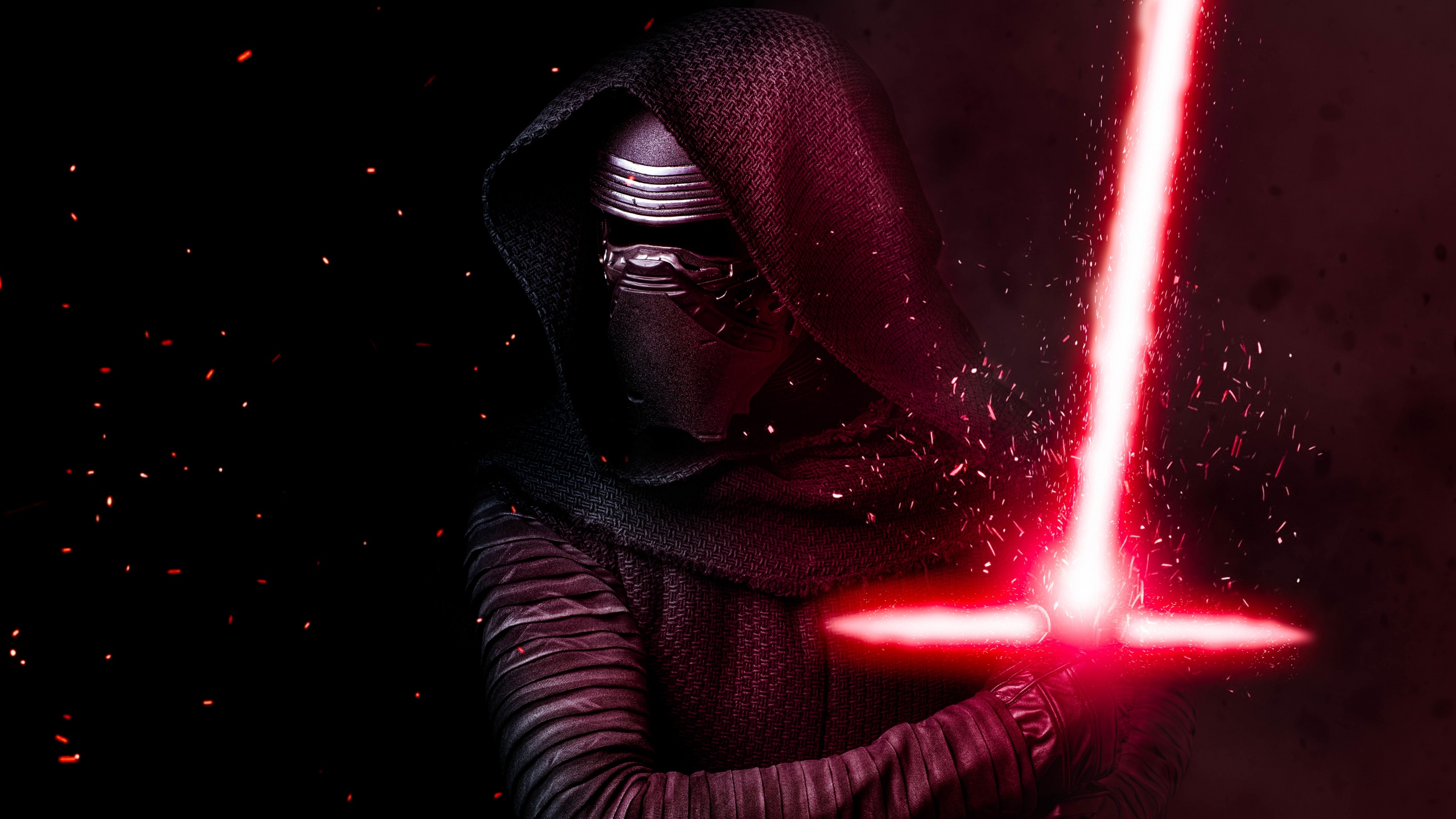 Wallpaper : Star Wars, red, Kylo Ren, darkness, screenshot, computer  wallpaper, fictional character, special effects, 6600x3600 px 6600x3600 -  CoolWallpapers - 632210 - HD Wallpapers - WallHere