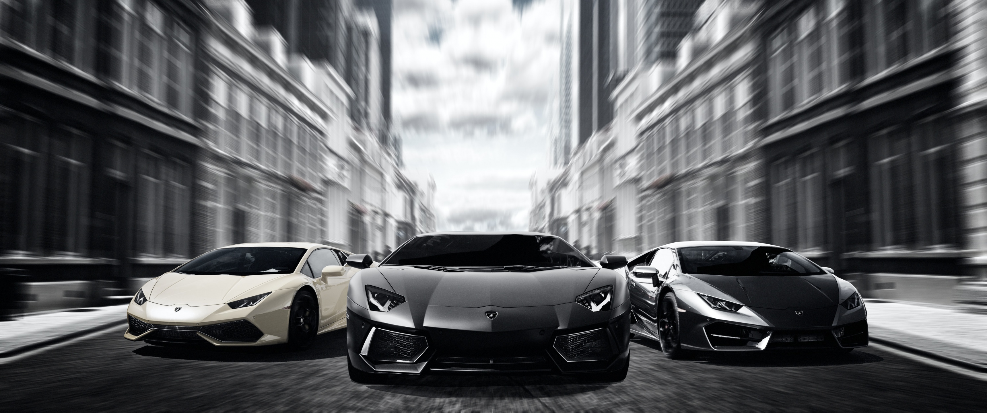 Lamborghini Cars Wallpaper 4K, Sports cars, Black/Dark, #4140