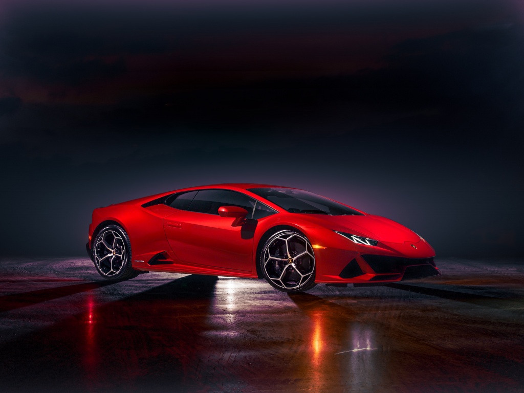 Lamborghini Huracan EVO Wallpaper 4K, Red cars, Supercar, 5K