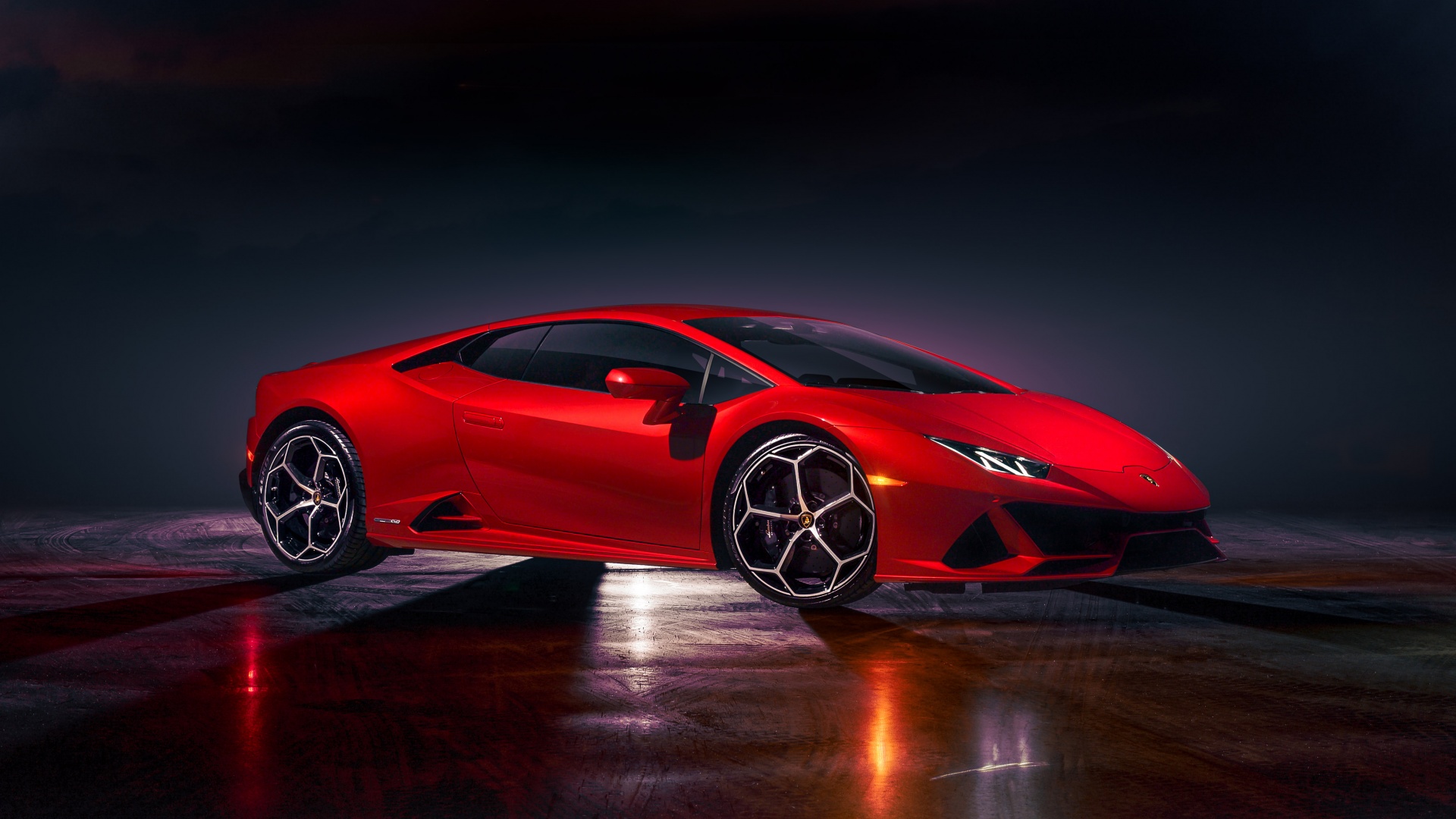 Lamborghini Huracan EVO Wallpaper 4K, Red cars, Supercar, 5K