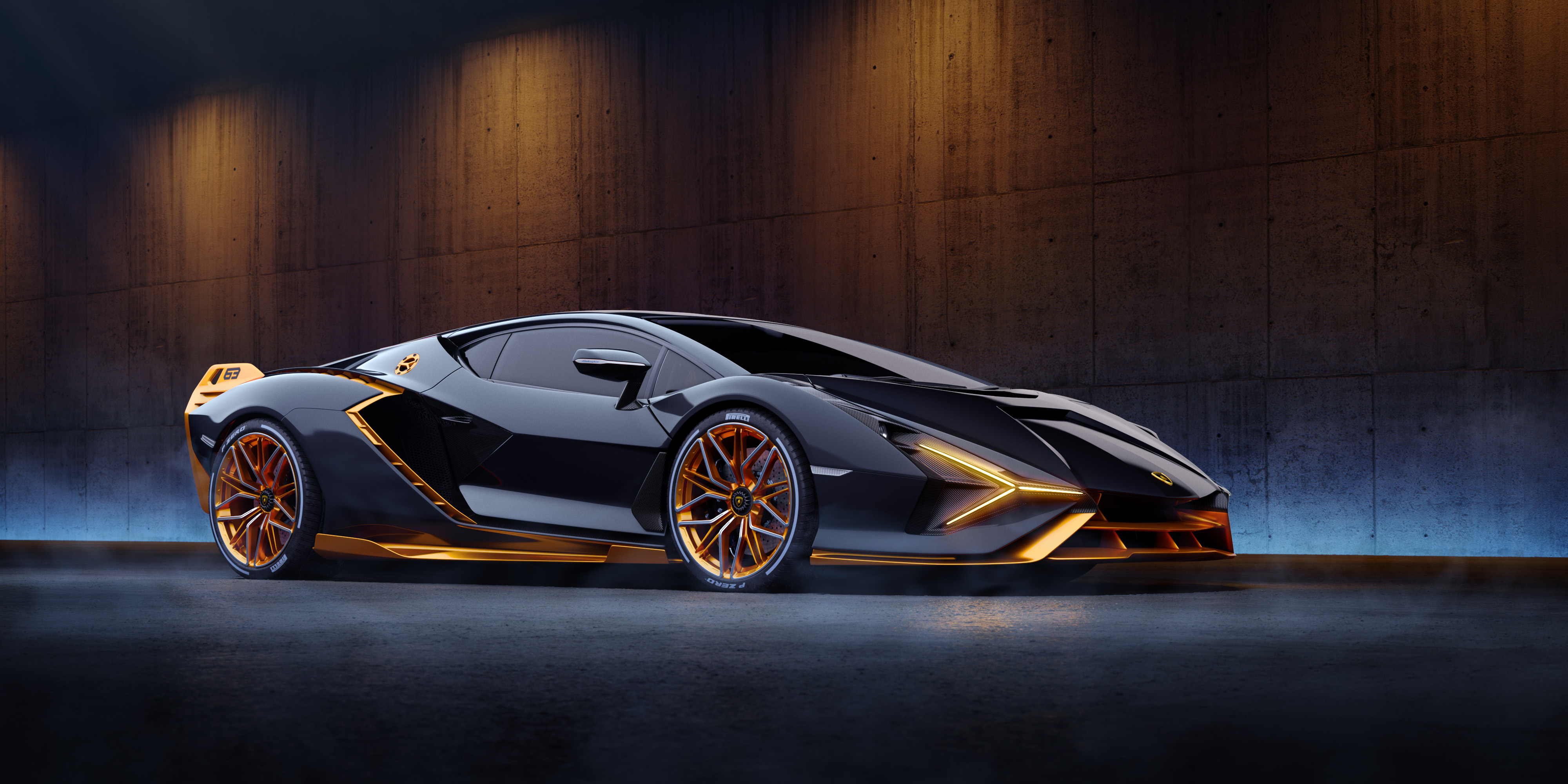 Lamborghini Egoista Concept Car HD Wallpaper