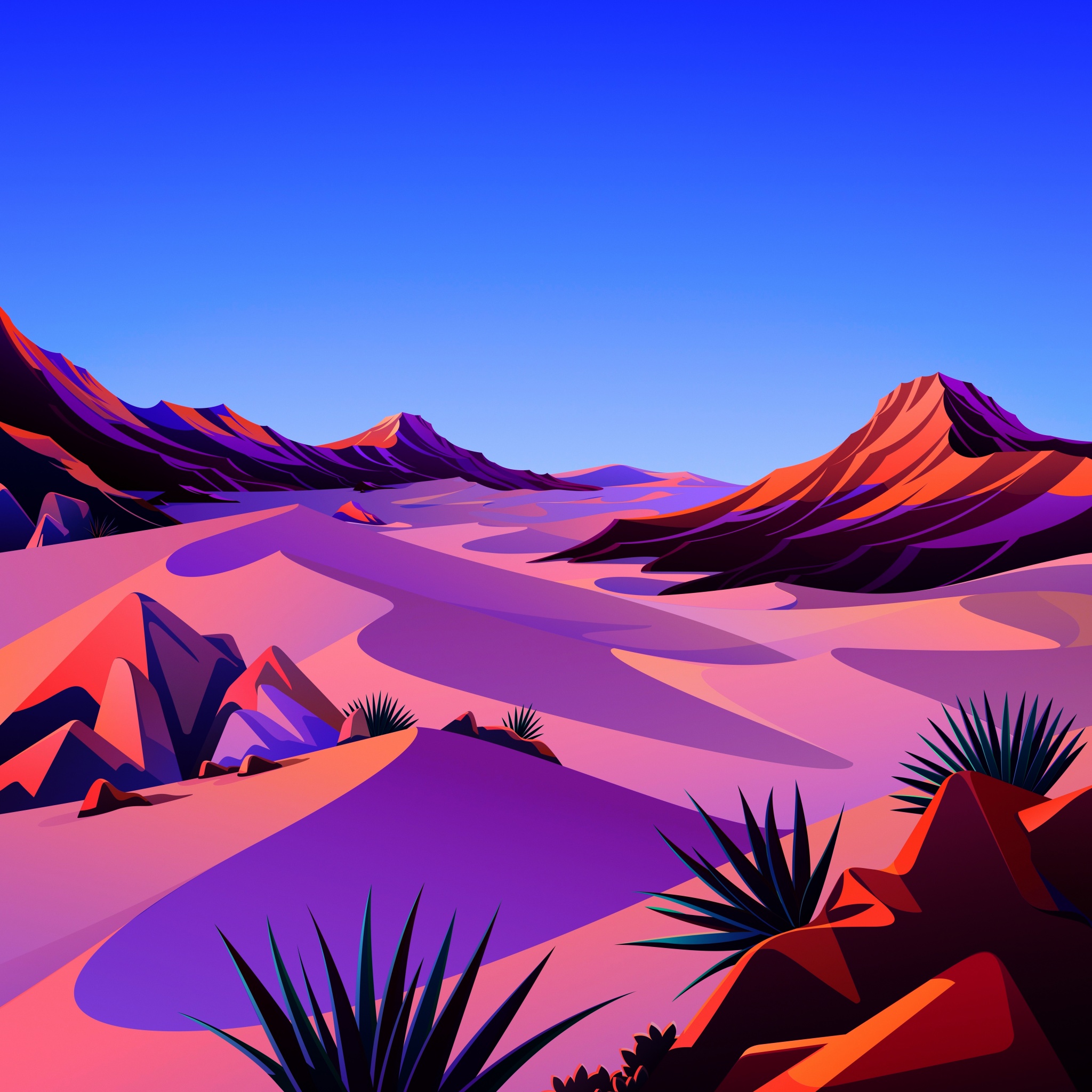iOS 16 Wallpaper 4K, Landscape, Rocks, macOS Big Sur