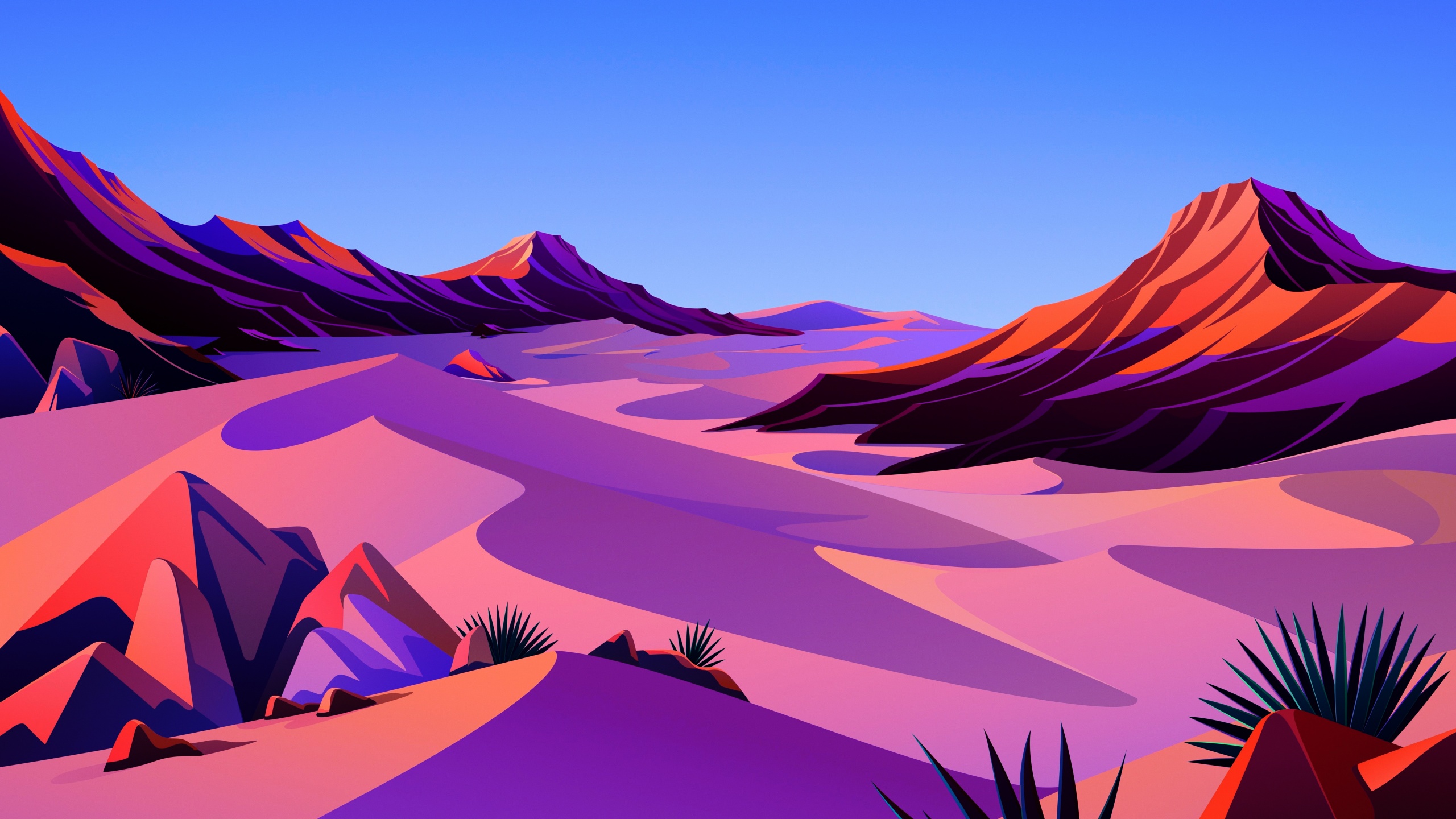 1366x768 Resolution A Desert By Artist Cool 1366x768 Resolution Wallpaper -  Wallpapers Den