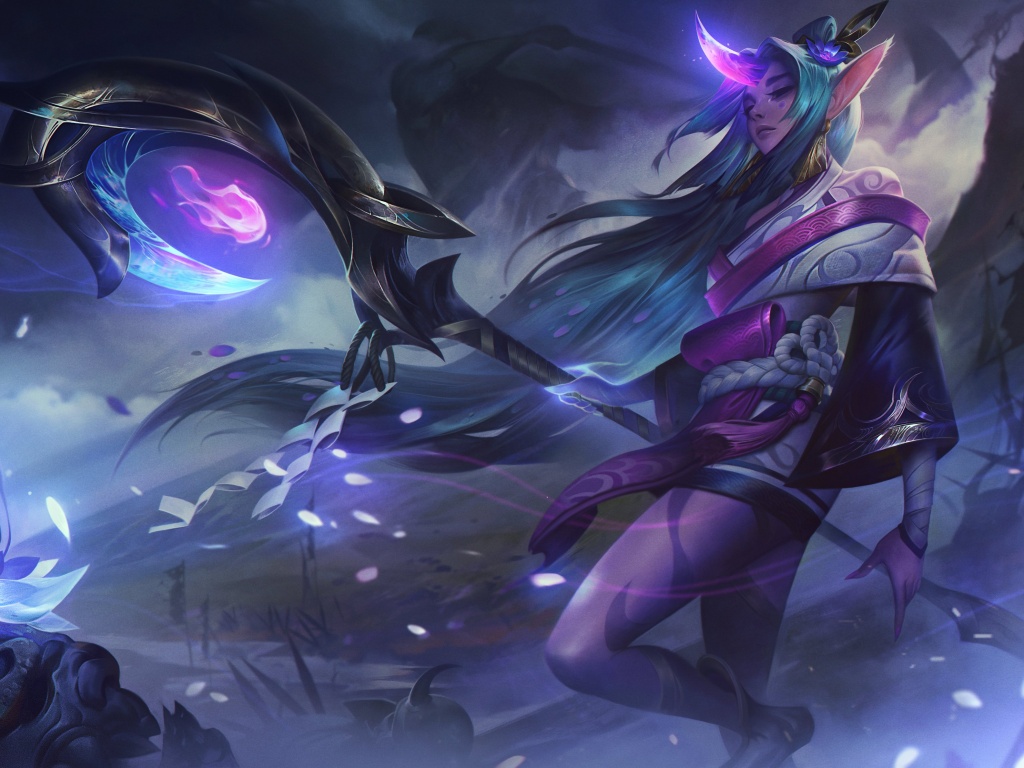 League of Legends Wallpaper 4K, Soraka (LoL), Spirit Blossom