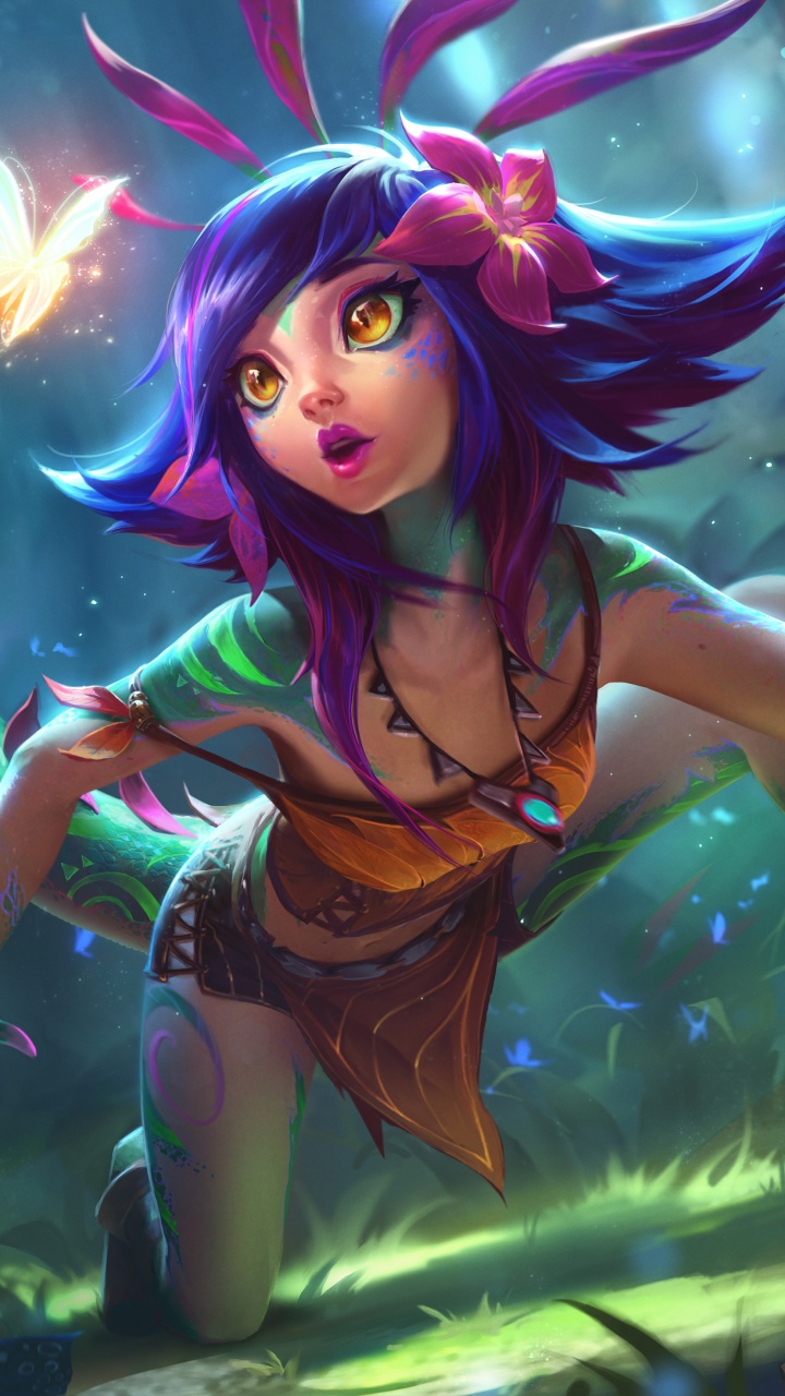 League of Legends Wallpaper 4K, Neeko, 5K