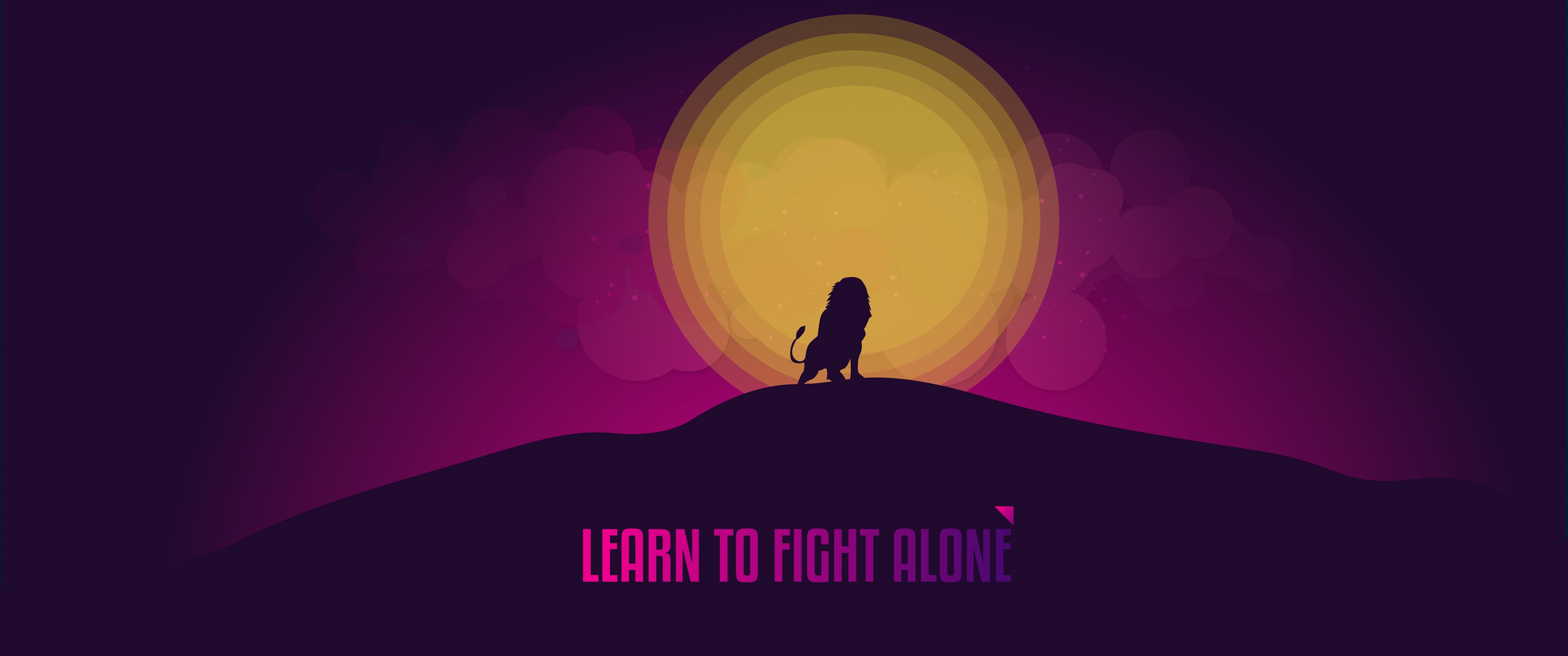 Learn to Fight Alone Wallpaper 4K, Popular quotes, Inspirational quotes