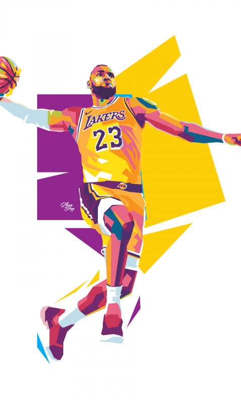 Lebron james with black and white background and lakers yellow jersey 4K  wallpaper download