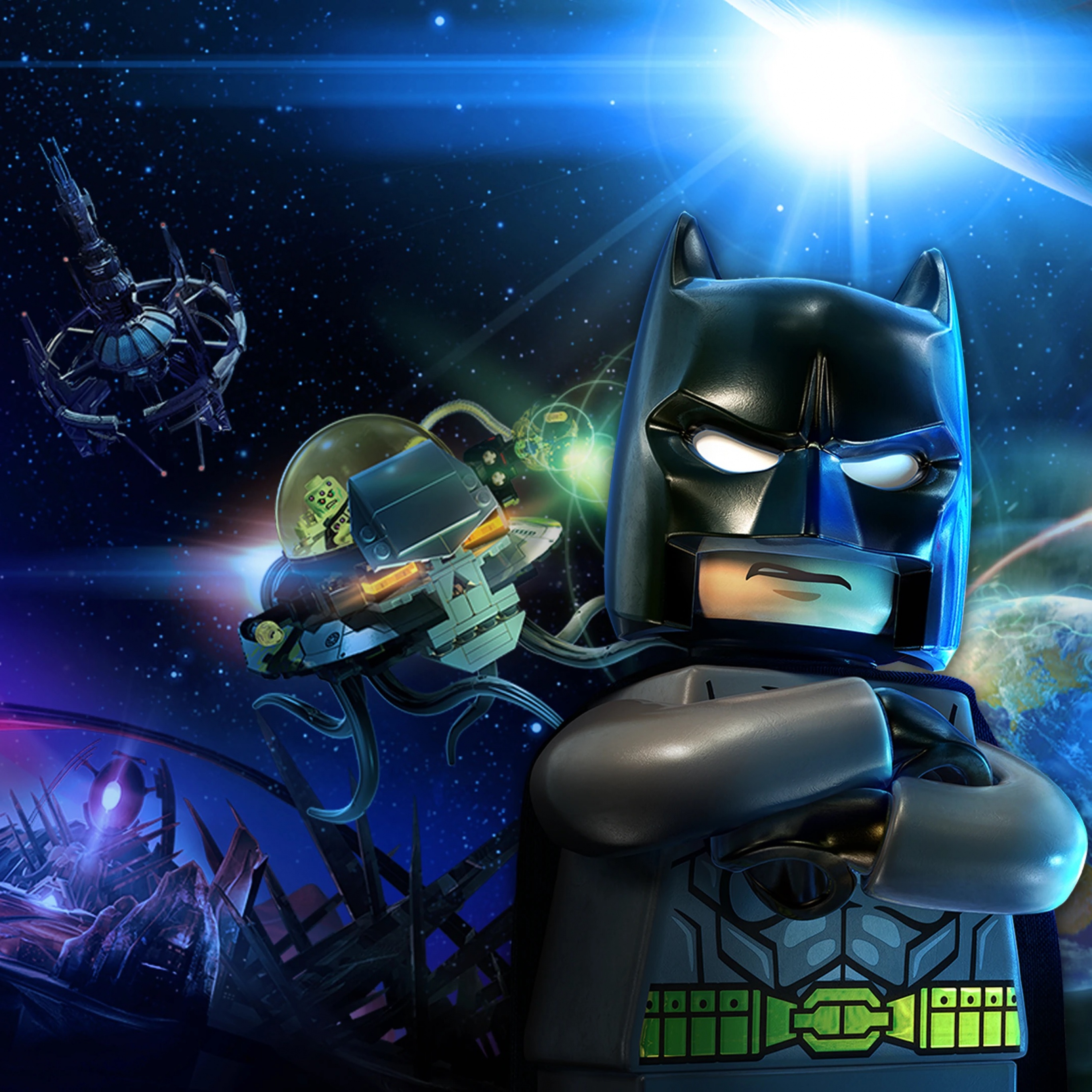Download Superhero Trio In The Lego Batman Movie Wallpaper  Wallpaperscom