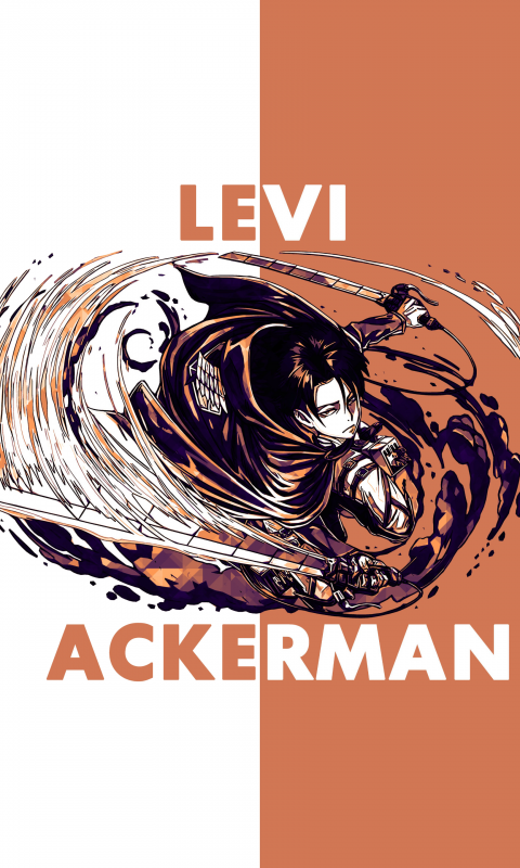 Levi Ackerman Wallpaper 4K, Illustration, Shingeki no Kyojin