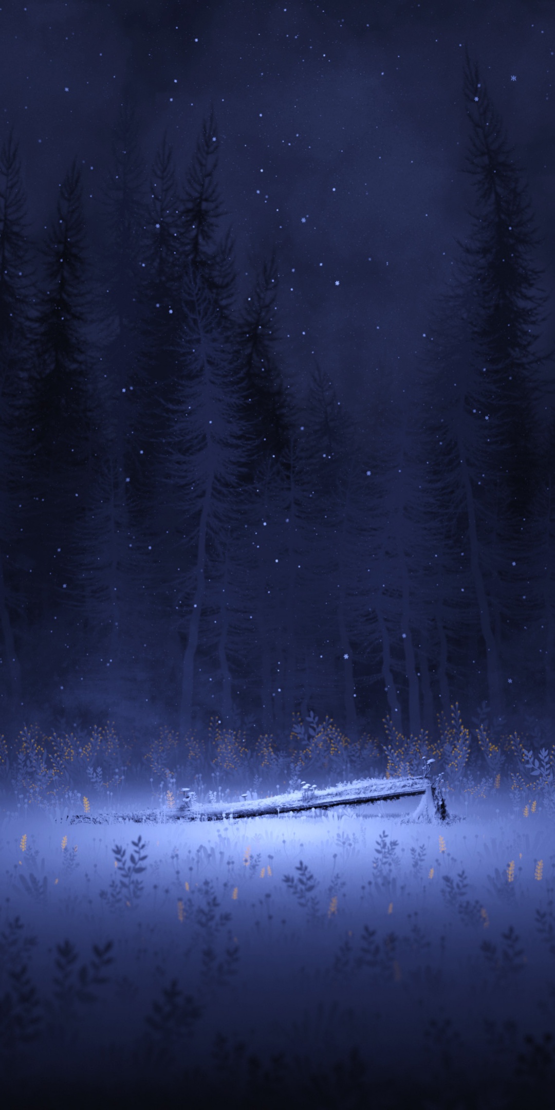 Anime Night Forest Wallpaper Download  MobCup