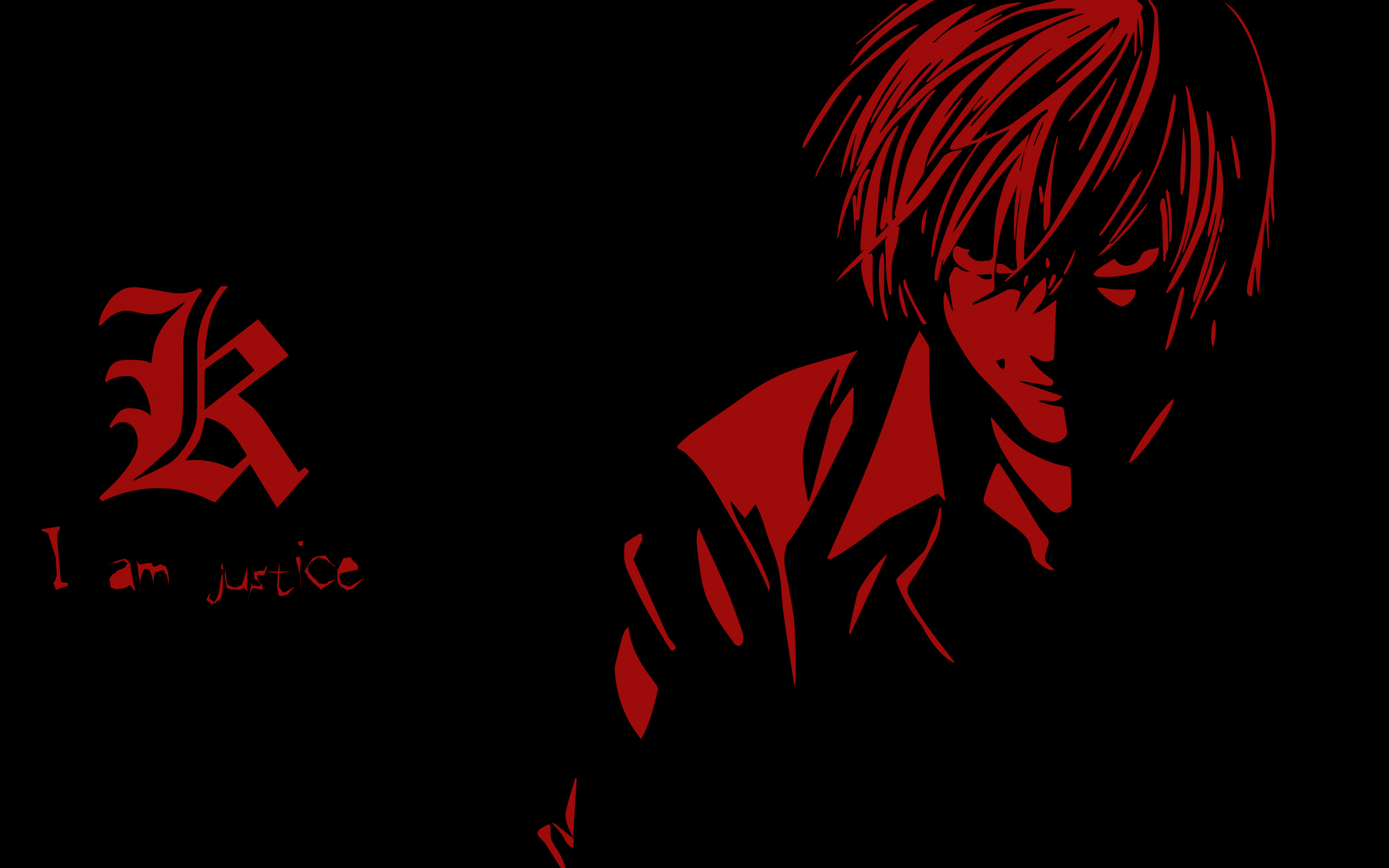 Light Yagami Wallpaper 4K, 5K, Death Note, Black background