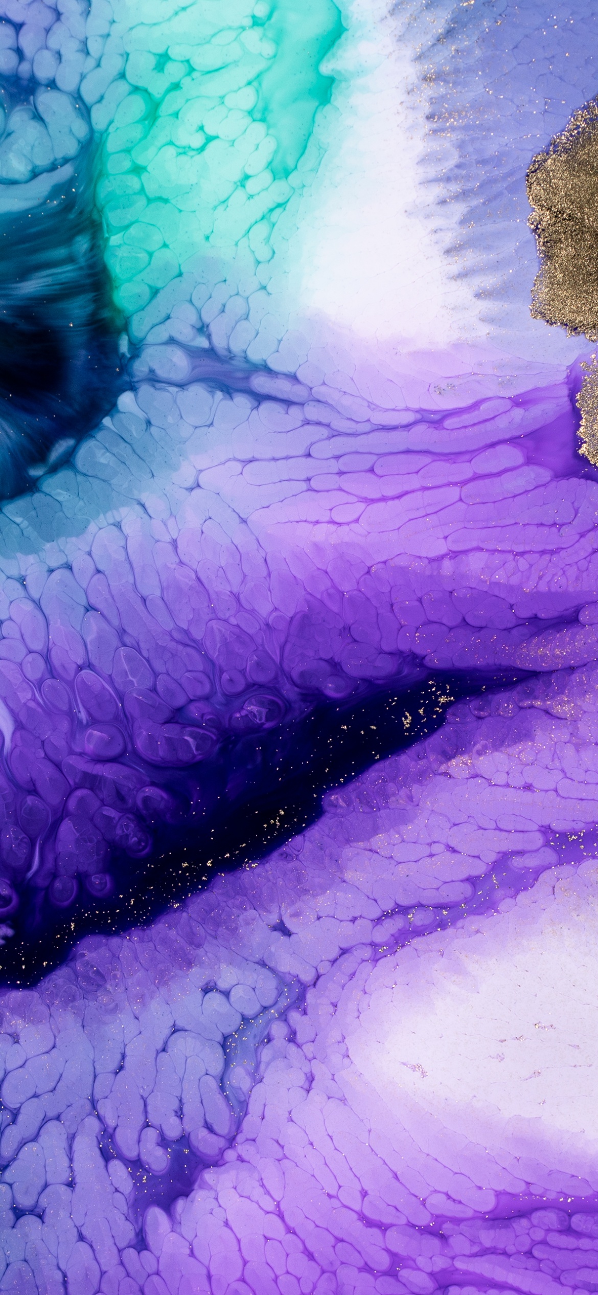Liquid art Wallpaper 4K, Pearl ink, Purple, Flowering, Fluid