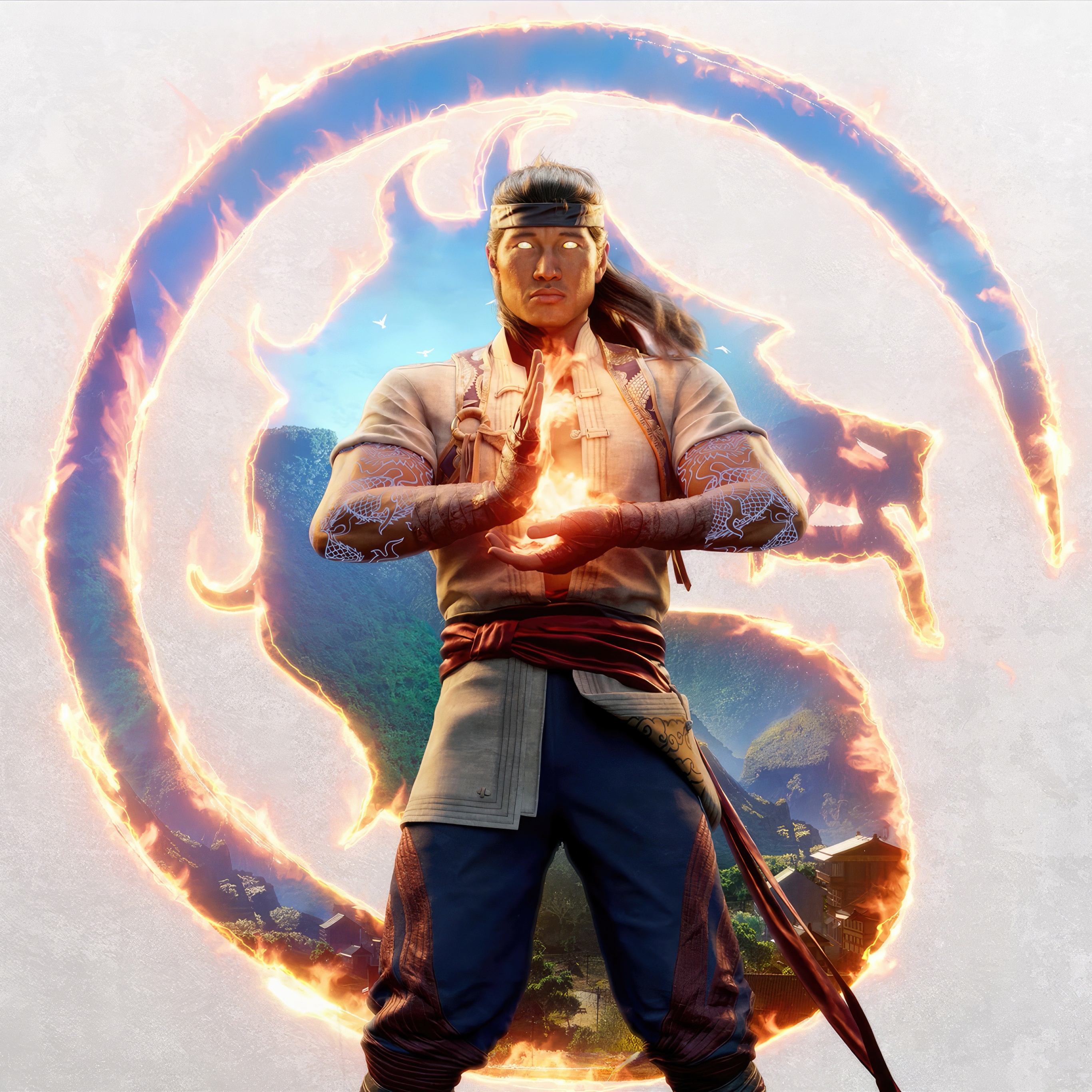 Fire God Liu Kang Mortal Kombat 1 Wallpaper 4K HD PC 6391k