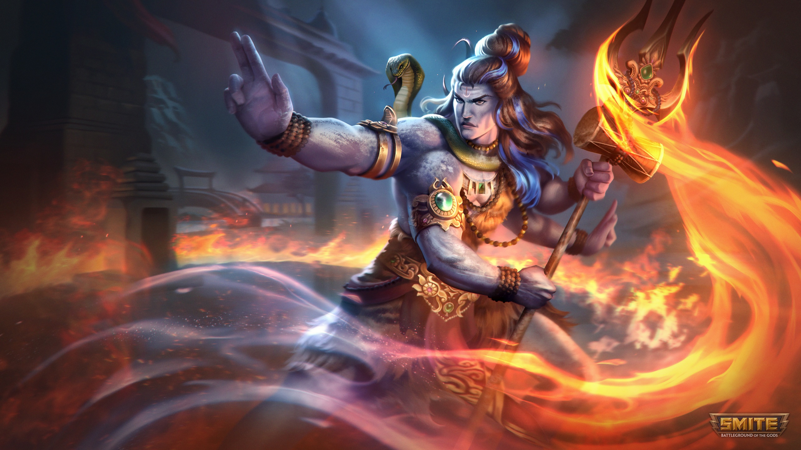 Lord Shiva Wallpaper 4K, The Destroyer, Smite, Games, #7297